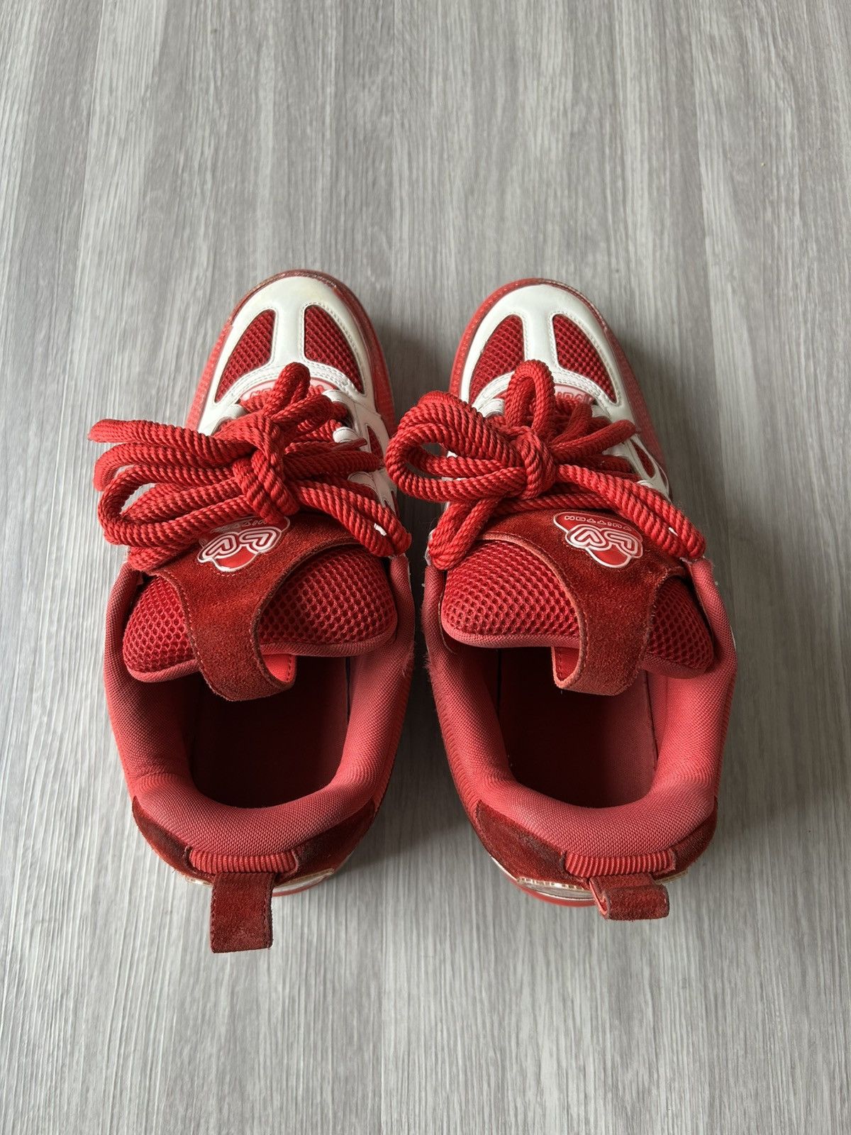 Louis Vuitton Louis Vuitton LV Skate Sneaker Red White Size 9.5 Size US 9.5 / EU 42-43 - 4 Thumbnail