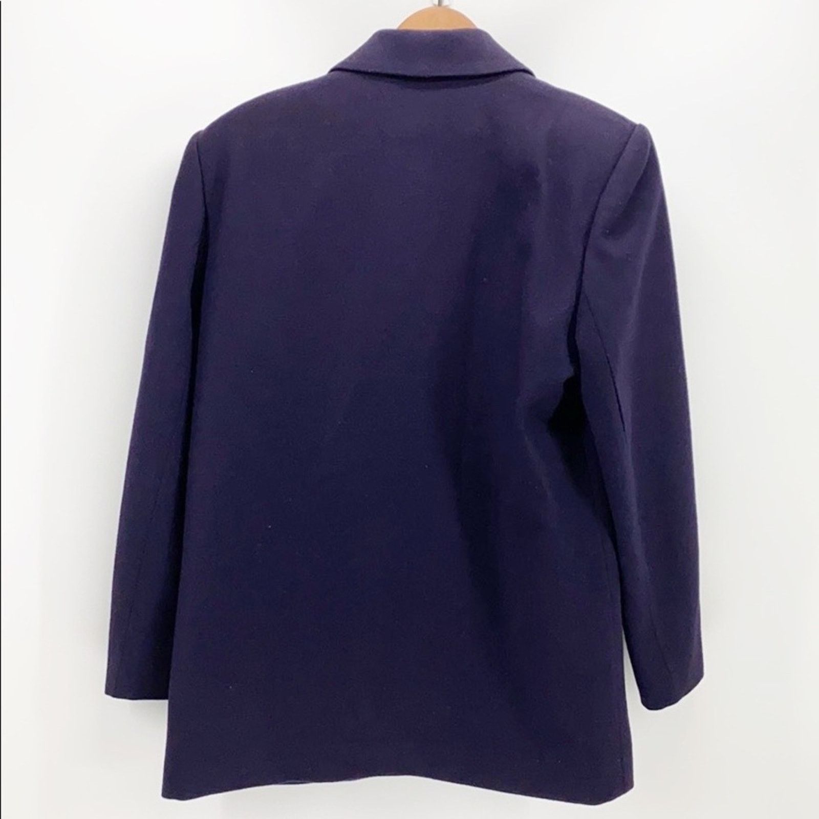 Vintage Vintage Sag Harbor wool blue boxy blazer oversized chic Size M / US 6-8 / IT 42-44 - 7 Thumbnail