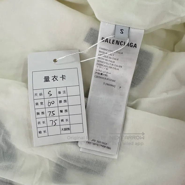 Balenciaga Balenciaga White Racing Logo Embroidered Zipper Jacket Size US S / EU 44-46 / 1 - 5 Thumbnail