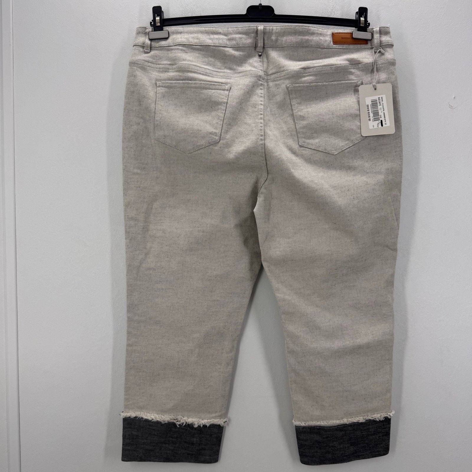 Marina Rinaldi Marina Rinaldi Radiante Cotton Blend Jeans Stretch US 24 Size 24" / US 00 / IT 34 - 4 Thumbnail