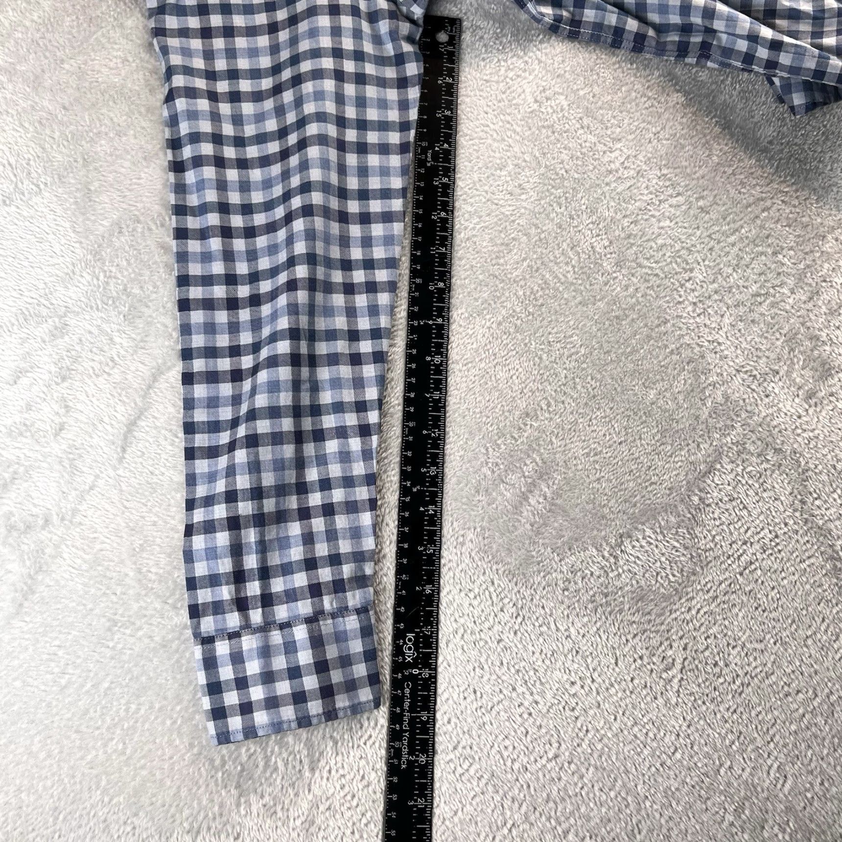 Billy Reid Billy Reid Shirt Mens Medium Blue Gingham Plaid Button Up Standard Cut Preppy Size US M / EU 48-50 / 2 - 3 Thumbnail