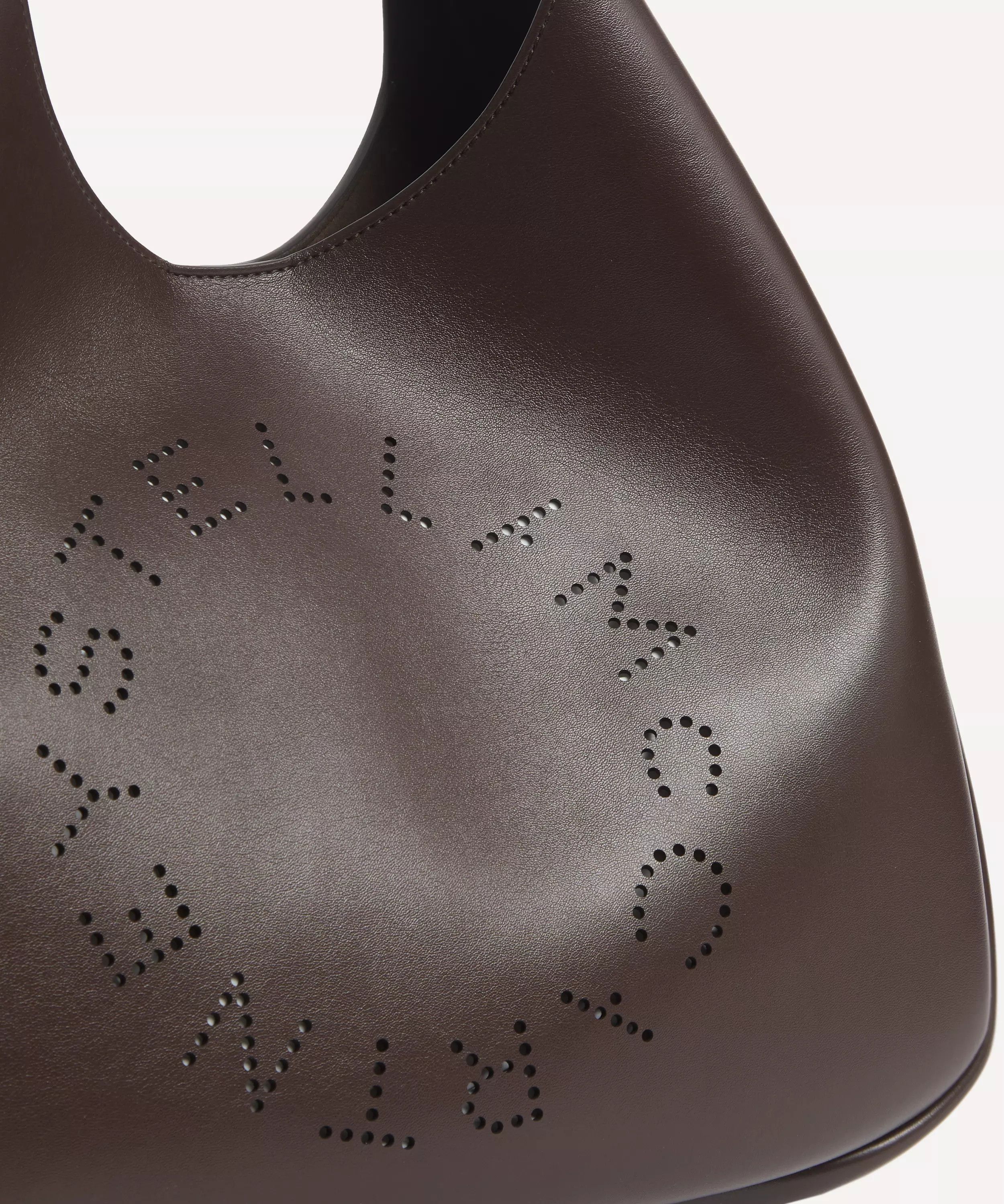Stella McCartney o1s22i1n1024 Size: OS / Square Stella Logo Tote Bag in Brown Size ONE SIZE - 5 Thumbnail