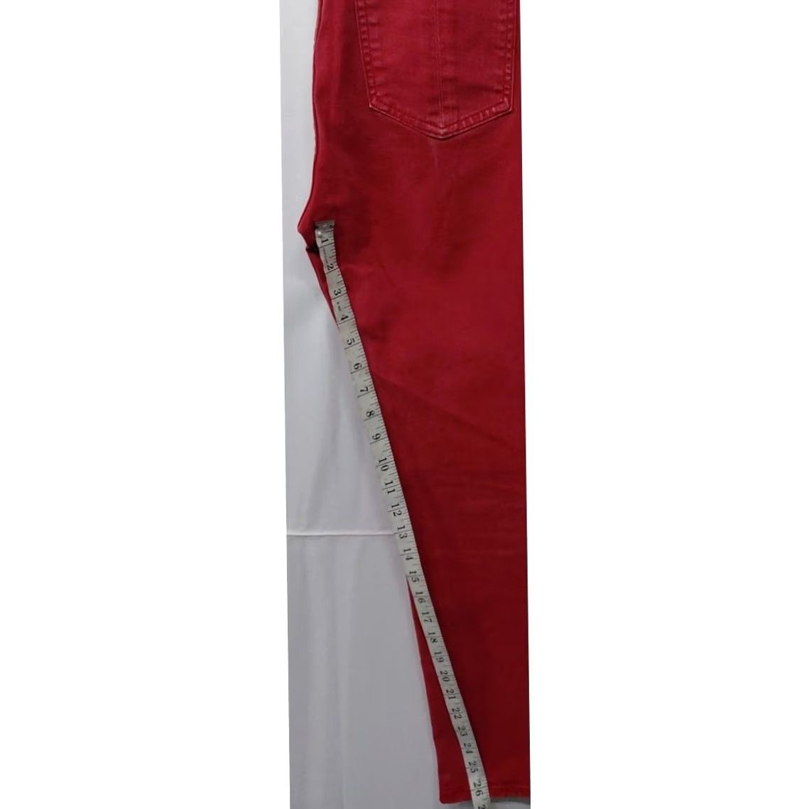 Vintage rag & bone HIGH RISE SKINNY Jeans Bull Red Size 28 Womens denim stretch straight? (adjusted) Size 28" / US 6 / IT 42 - 7 Thumbnail