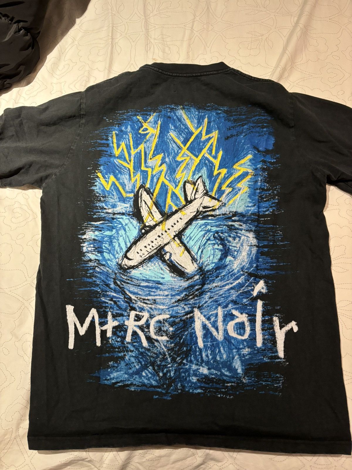 M+Rc Noir Black Plane M+RC Noir Tee Shirt Size US M / EU 48-50 / 2 - 3 Thumbnail