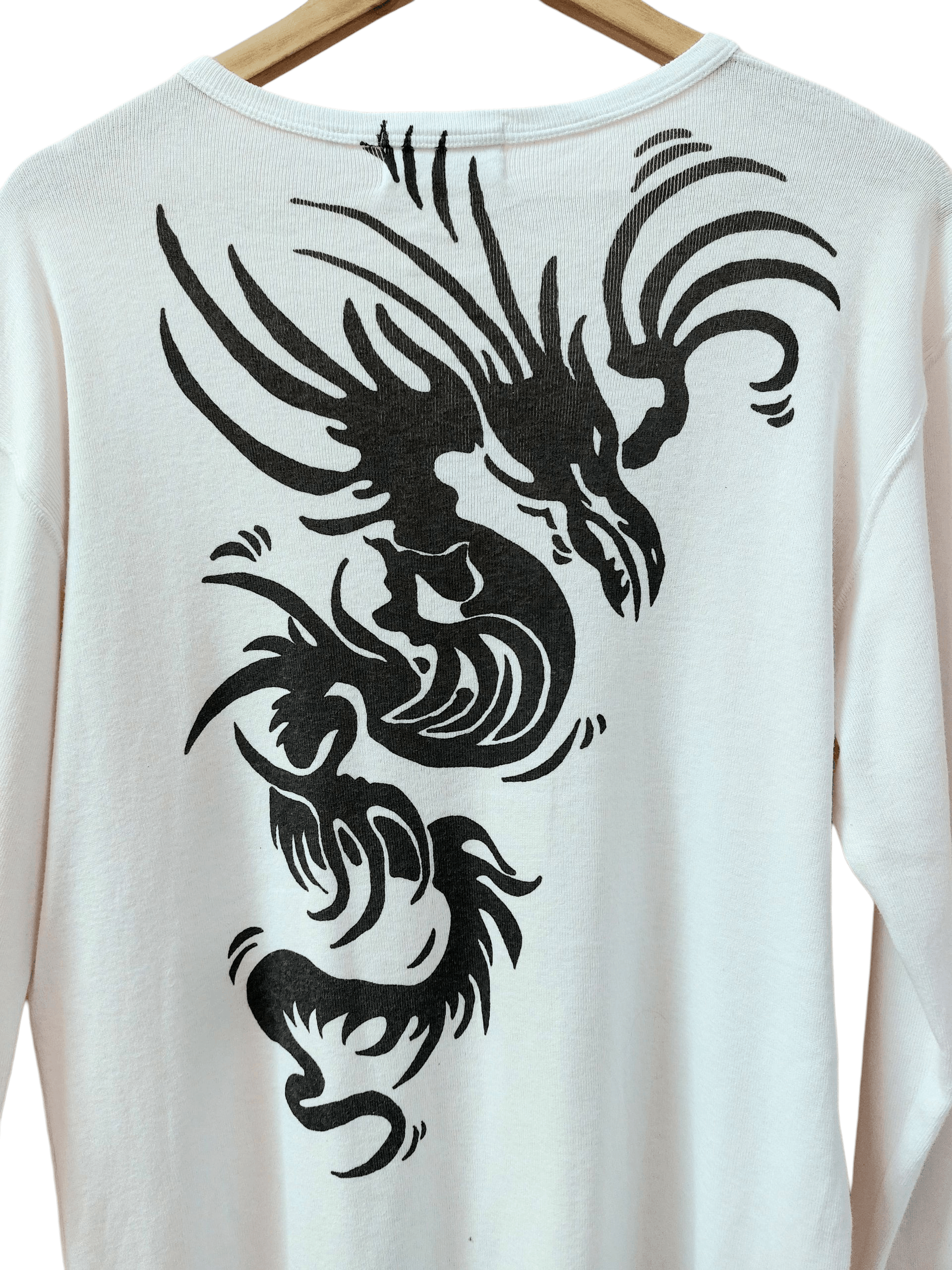 Avirex Avirex Beast Skulls Dragon Long Shirts Size US XL / EU 56 / 4 - 4 Thumbnail