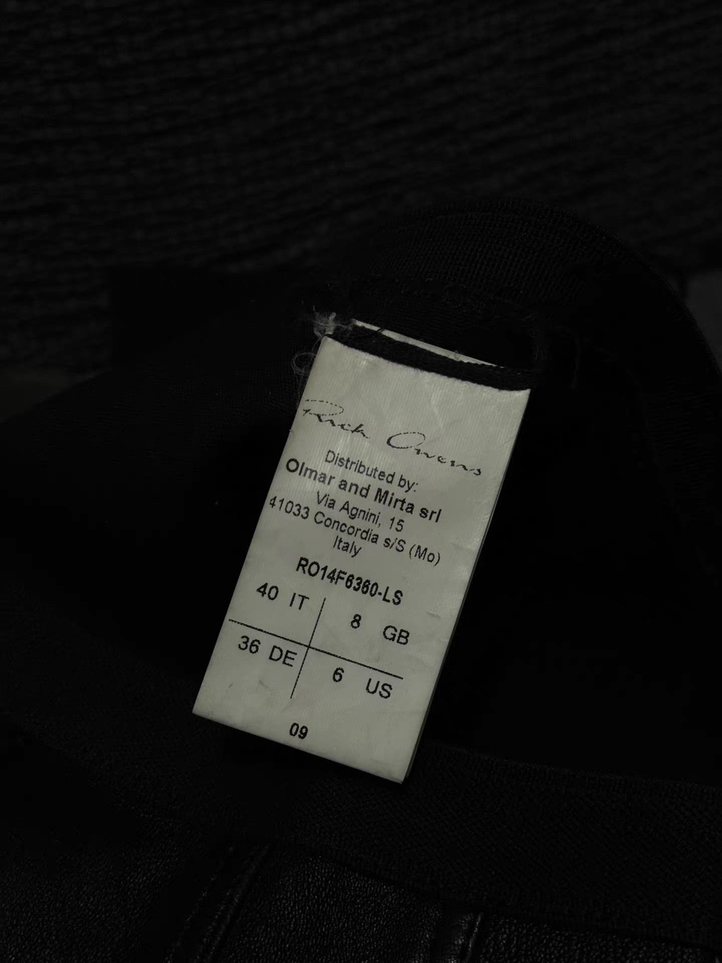 Rick Owens Rick Owens 14FW mainline runway moto leather pants. Size US 40 / EU 56 - 7 Thumbnail