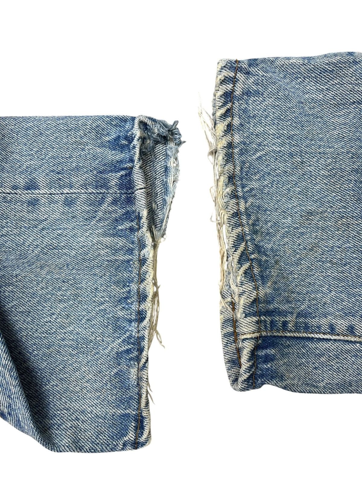 Levi's Vintage Levis 501 Straight Cut Distressed Single Stitch Size US 30 / EU 46 - 16 Thumbnail