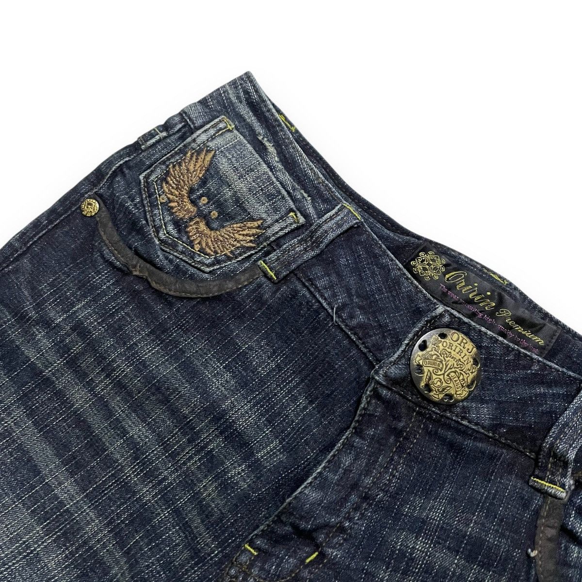 If Six Was Nine Rare Collection Loose Flared Y2K Acne Asid Wash Denim Size US 30 / EU 46 - 5 Thumbnail