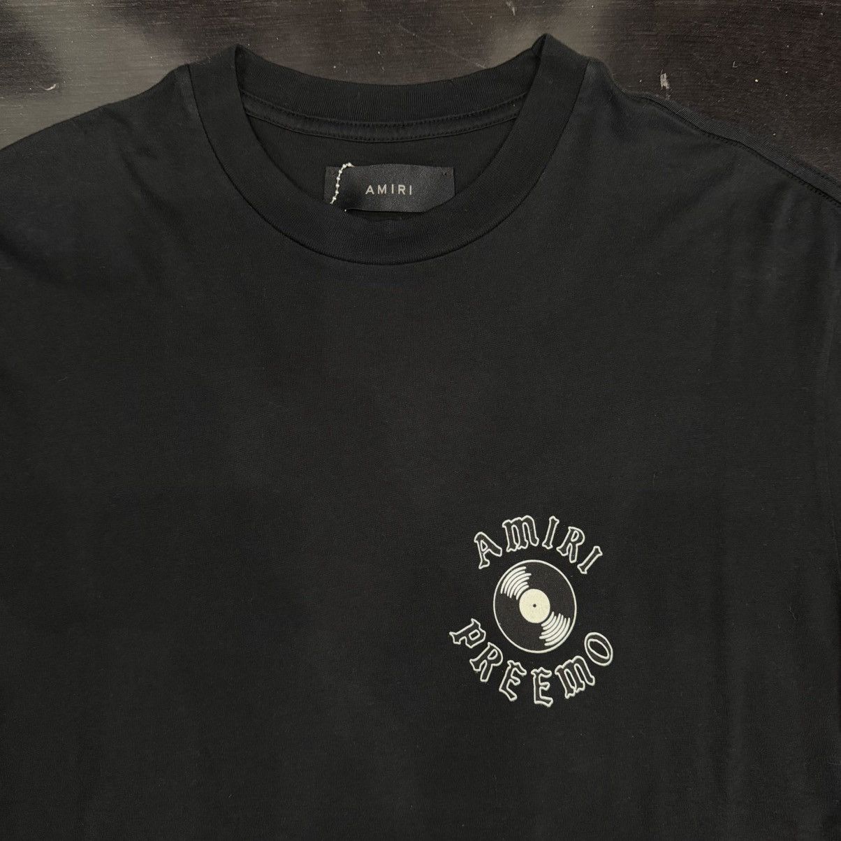 Amiri Amiri Preemo Record Tee Black Size US XS / EU 42 / 0 - 4 Thumbnail