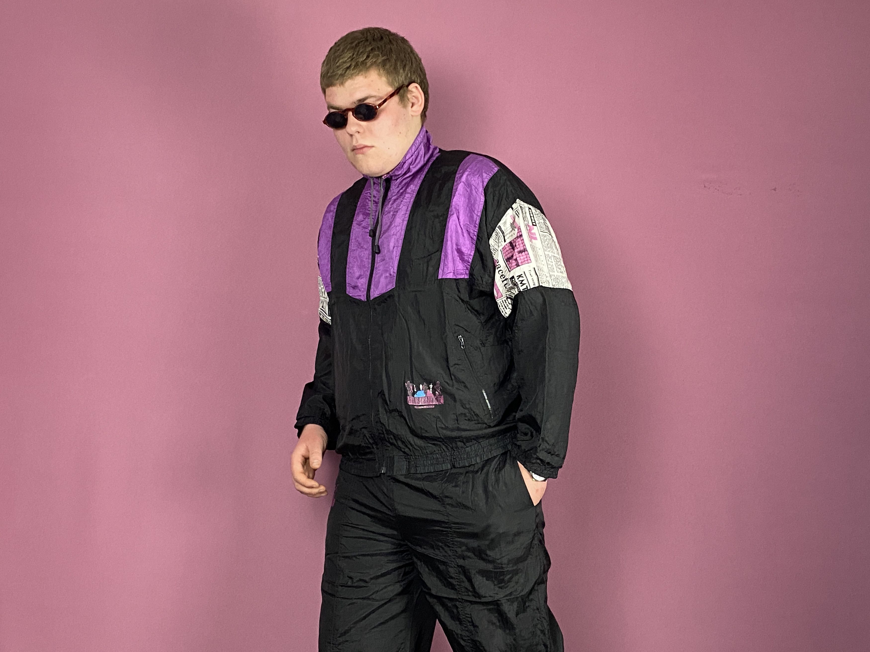 Vintage 90s Vintage Men's Tracksuit Set - XL Windbreaker & Pants Size US XL / EU 56 / 4 - 6 Thumbnail
