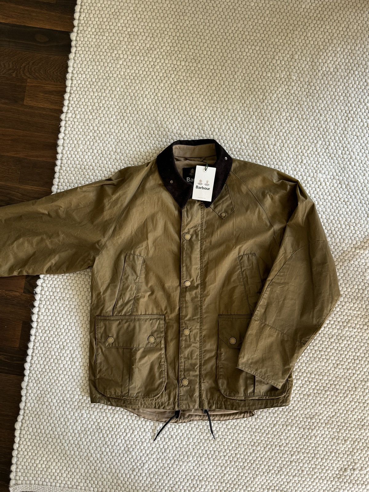 Barbour Barbour Deck Jacket waxed M sand beige hunter coat wax Size US M / EU 48-50 / 2 - 3 Thumbnail