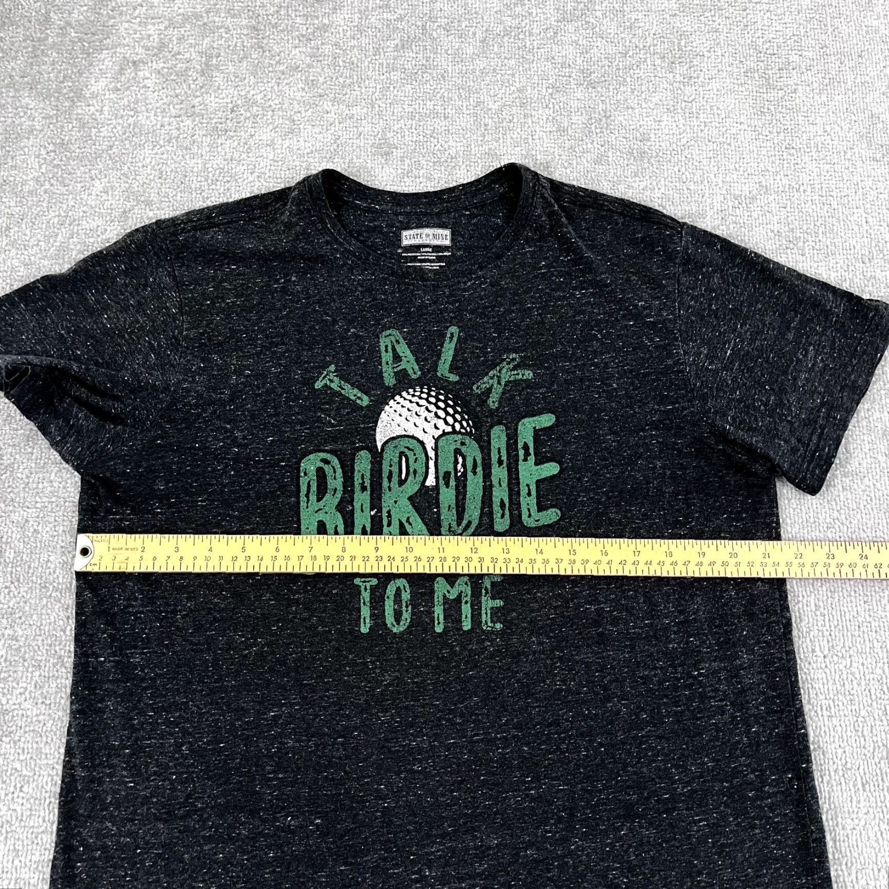 Vintage Golf Shirt Mens L Gray Talk Birdie To Me Humor Funny Comedy Parody State of Mine Shirt Mens L Gray Talk Birdie To Me Humor Parody Size US L / EU 52-54 / 3 - 5 Thumbnail
