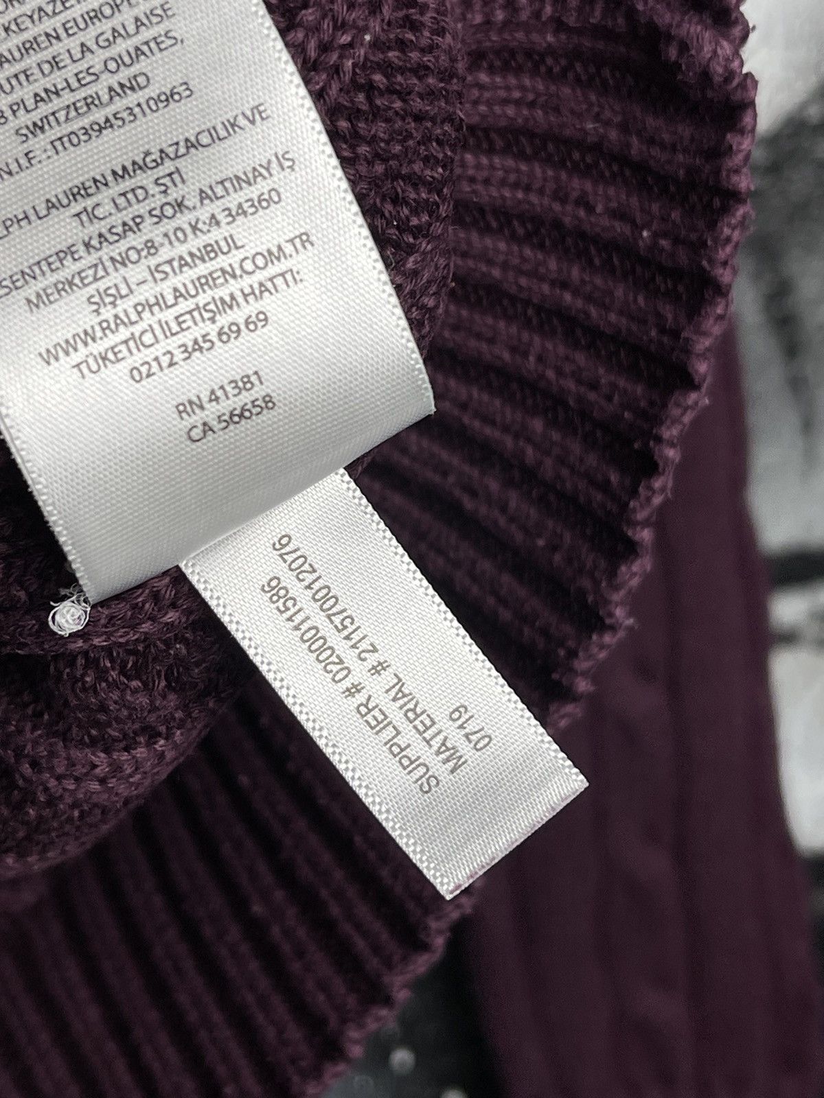Polo Ralph Lauren Polo Ralph Lauren Cable Knit Burgundy Sweater Size XS Size XS / US 0-2 / IT 36-38 - 10 Thumbnail