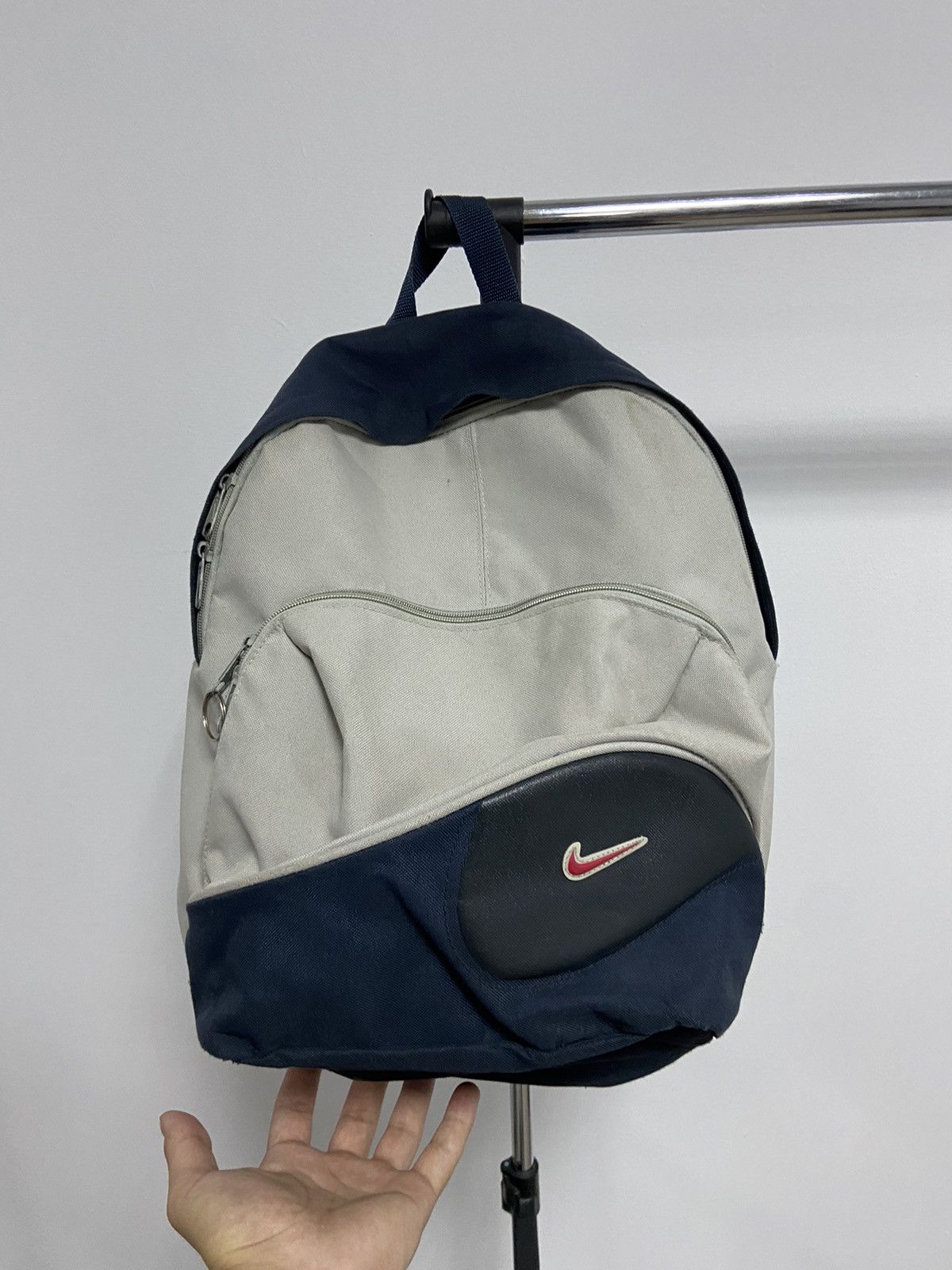 Nike Backpack Bag Vintage Small Swoosh Logo 90s Style
