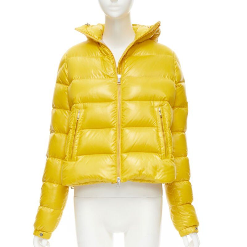 Moncler MONCLER GENIUS Pierpaolo Piccioli yellow pure goose down padded puffer US0 XS Size XS / US 0-2 / IT 36-38 - 1 Thumbnail