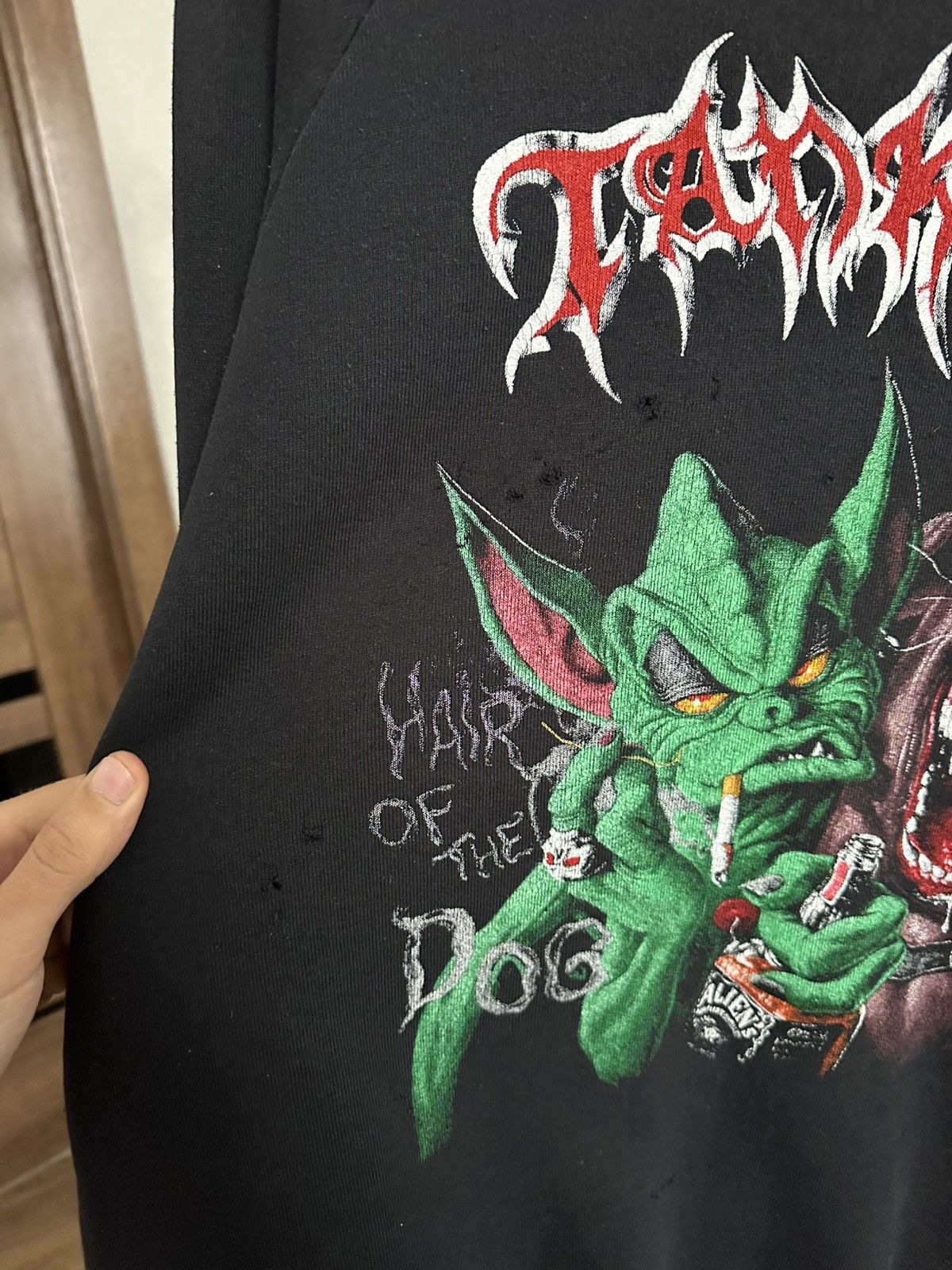 Band Tees Tankard Hair Of The Dog Vintage Rock Band Sweatshirt 90s Size US L / EU 52-54 / 3 - 10 Thumbnail
