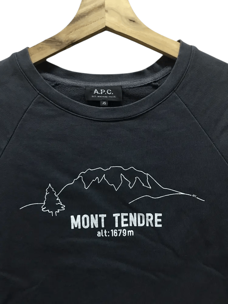 A.P.C. Vintage A.P.C Rue Madame Paris Sweatshirts Size XS / US 0-2 / IT 36-38 - 3 Thumbnail