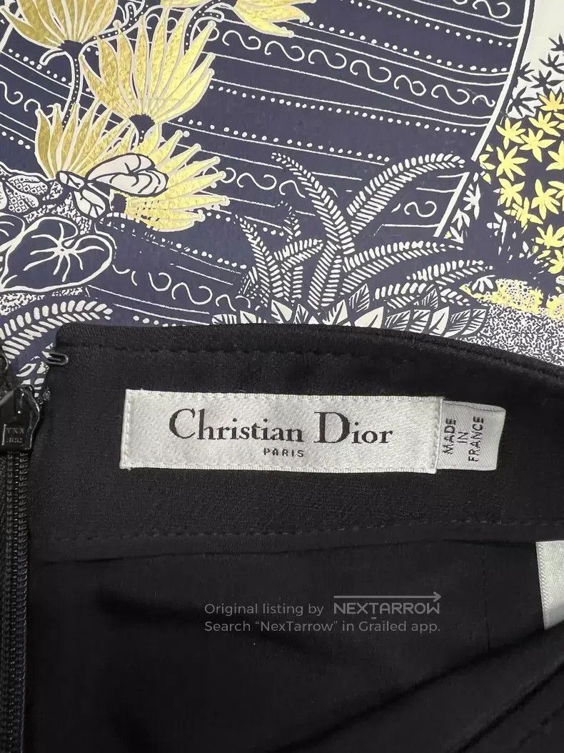 Dior Dior Wool and silk CD skirt Size 42" / US 20 - 4 Thumbnail