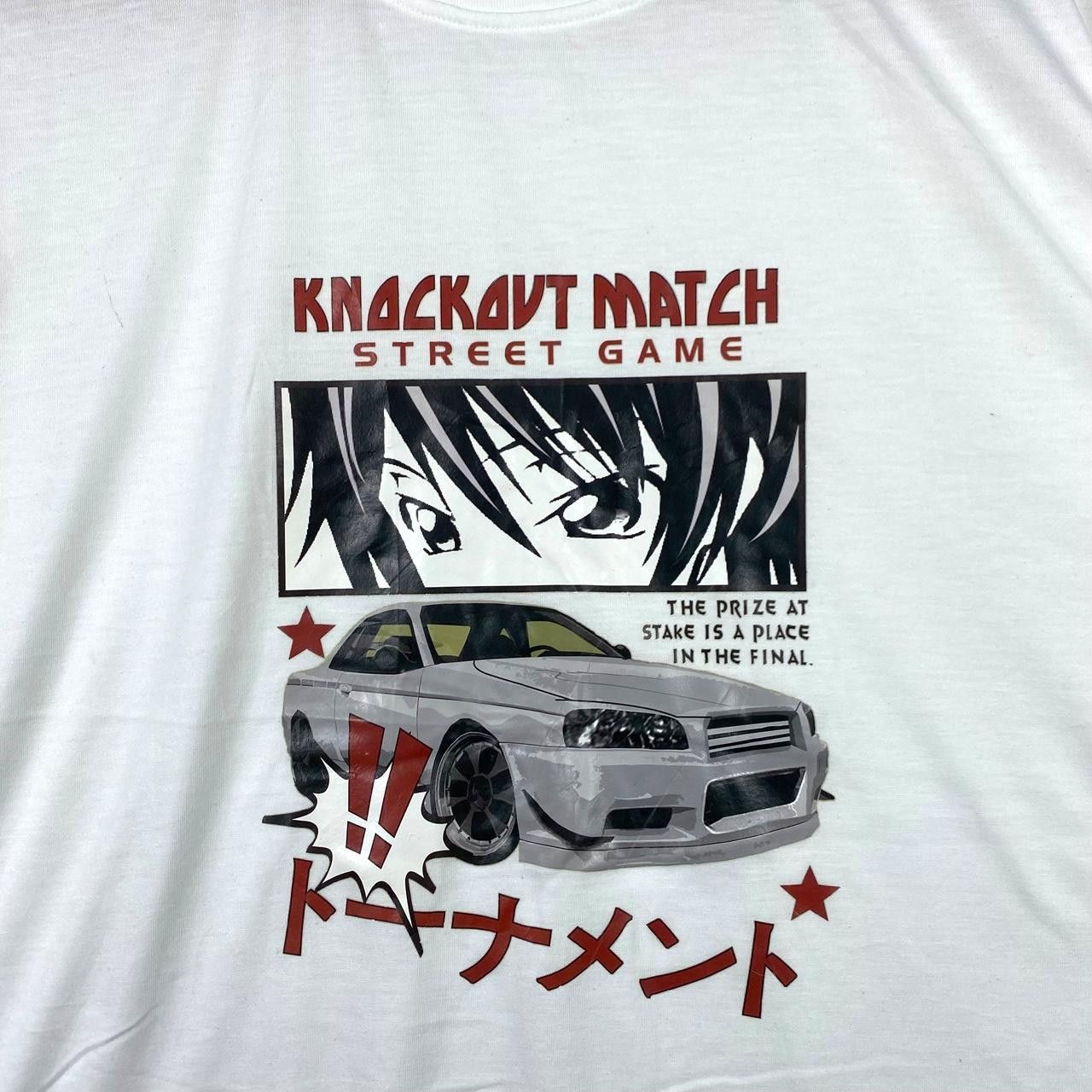 Anime ANIME KNOCKOUT MATCH Street Game Racing Tee Shirt Top Size US XL / EU 56 / 4 - 3 Thumbnail