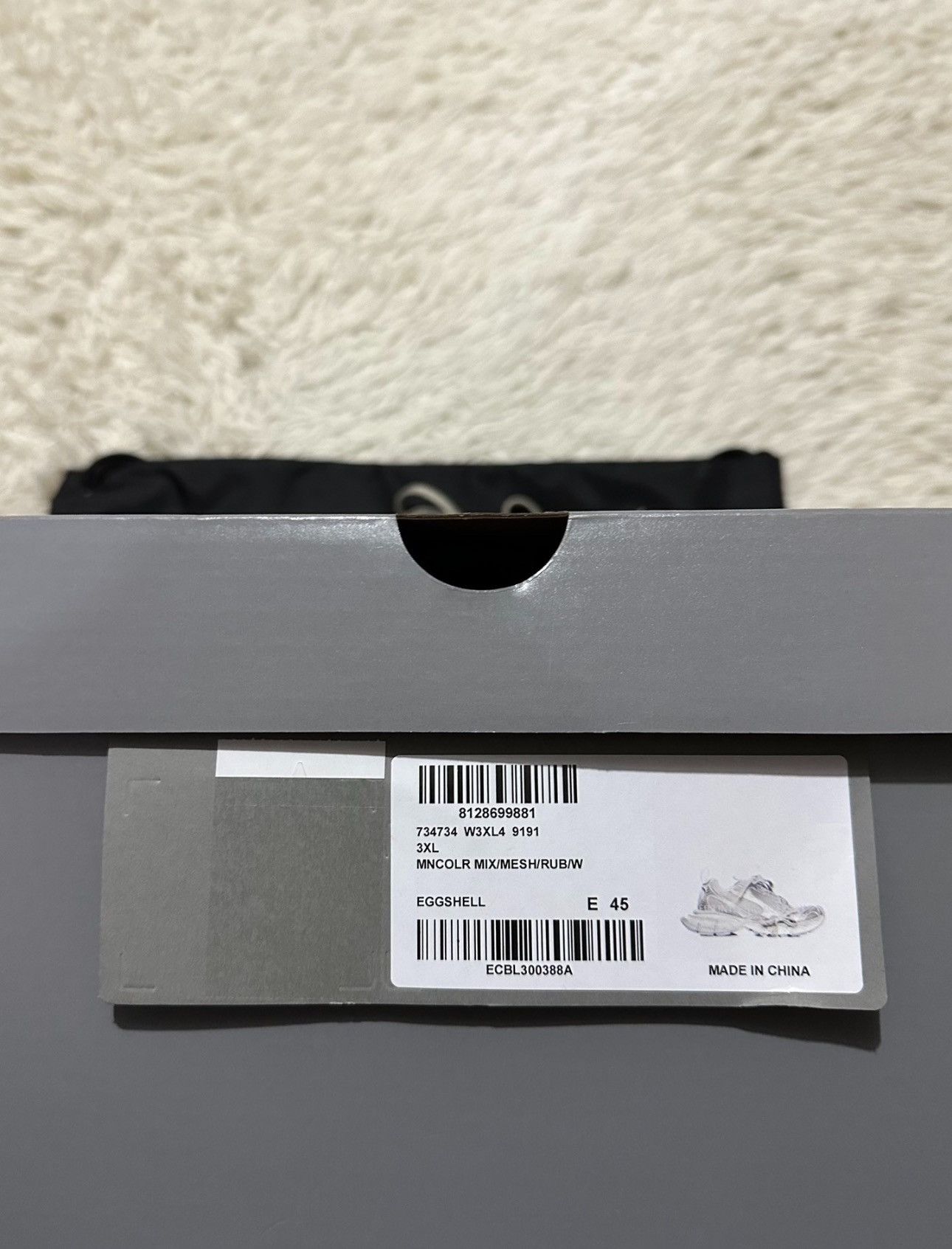 Balenciaga Balenciaga Grey/ Silver 3XL Sz.45 Size US 12 / EU 45 - 7 Thumbnail