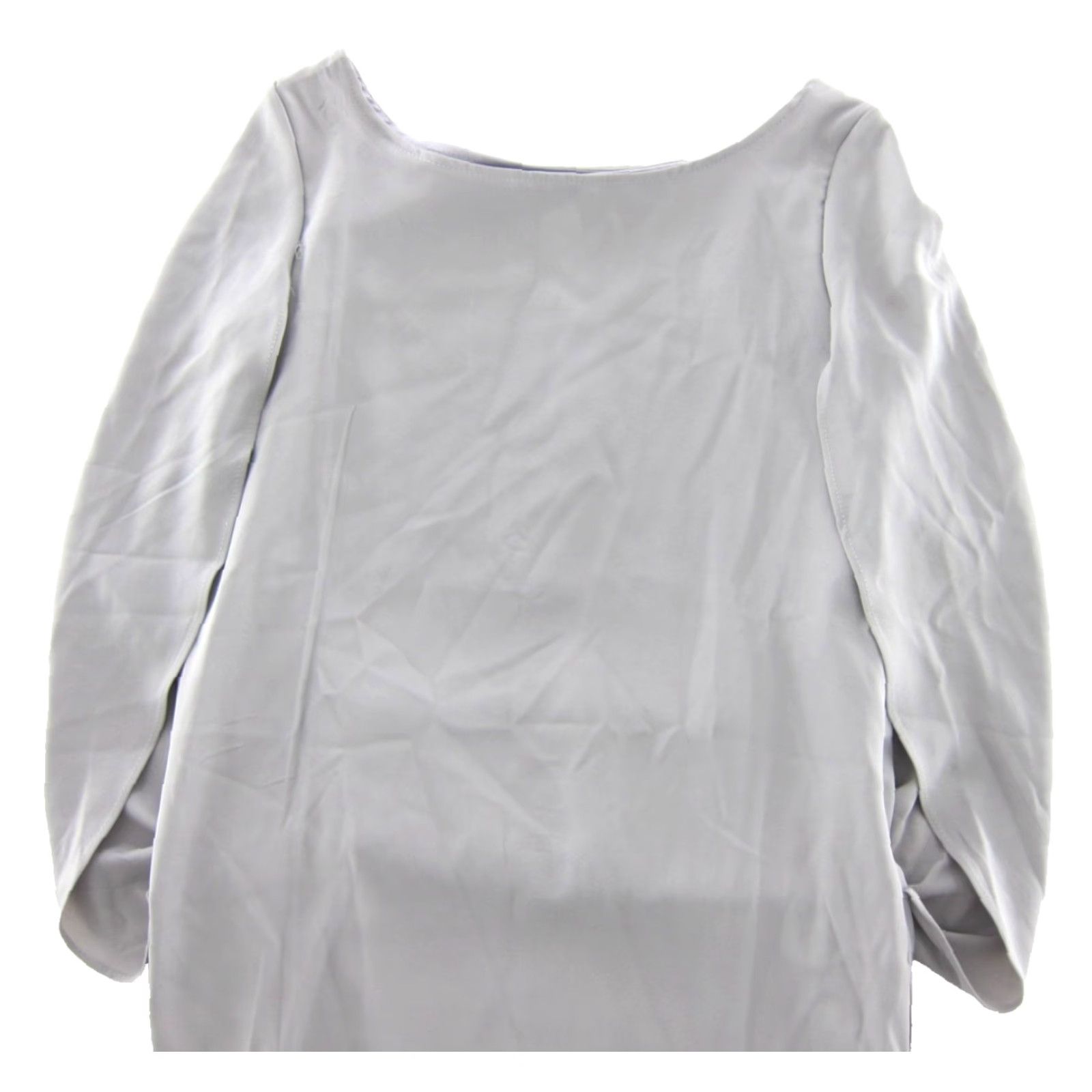Vintage Hlkodo NWT Miss Look Light Grey Slit Sleeve Tunic Smock Shift Dress M Dress Size M / US 6-8 / IT 42-44 - 4 Thumbnail