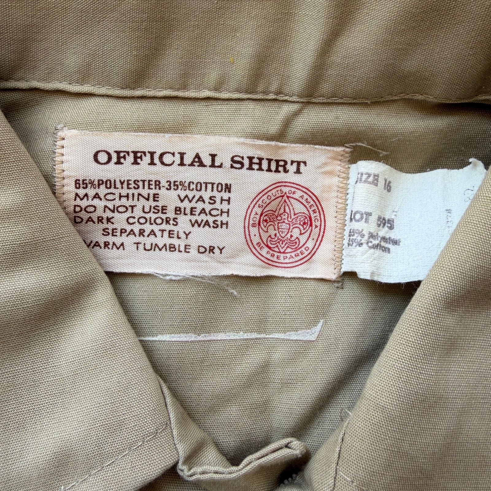 Other Vintage 70s Boy Scouts of America Uniform button Shirt USA Size US S / EU 44-46 / 1 - 2 Thumbnail