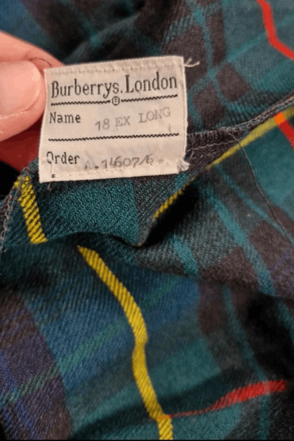 Burberry 80s Vintage Burberry Checked Pattern Skirt Made In England Size 36" / US 14 / IT 50 - 3 Thumbnail