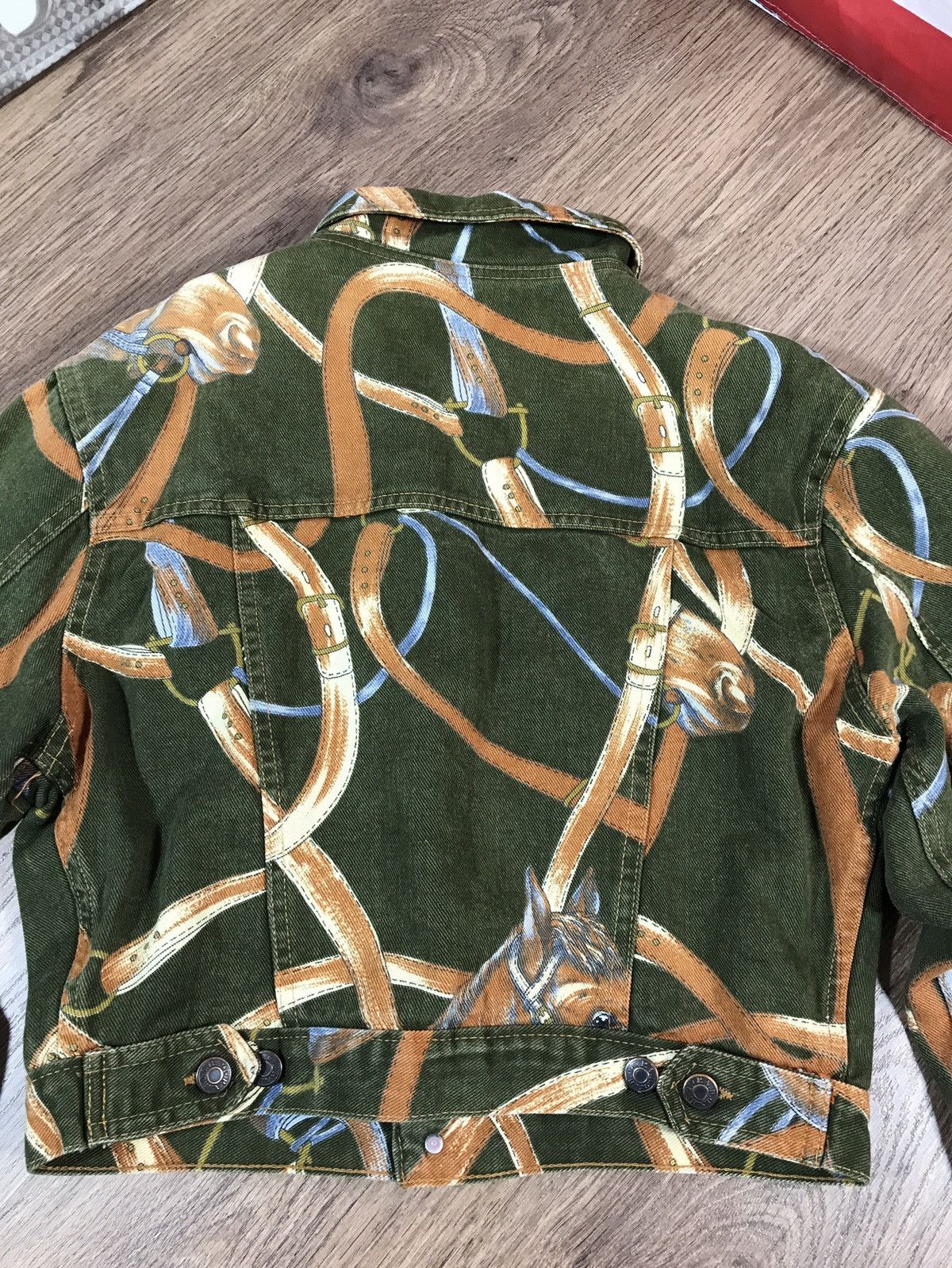 Vintage P.A.R.O.S.H. Vintage Rare Denim Jacket Made In Italy Size L / US 10 / IT 46 - 9 Thumbnail