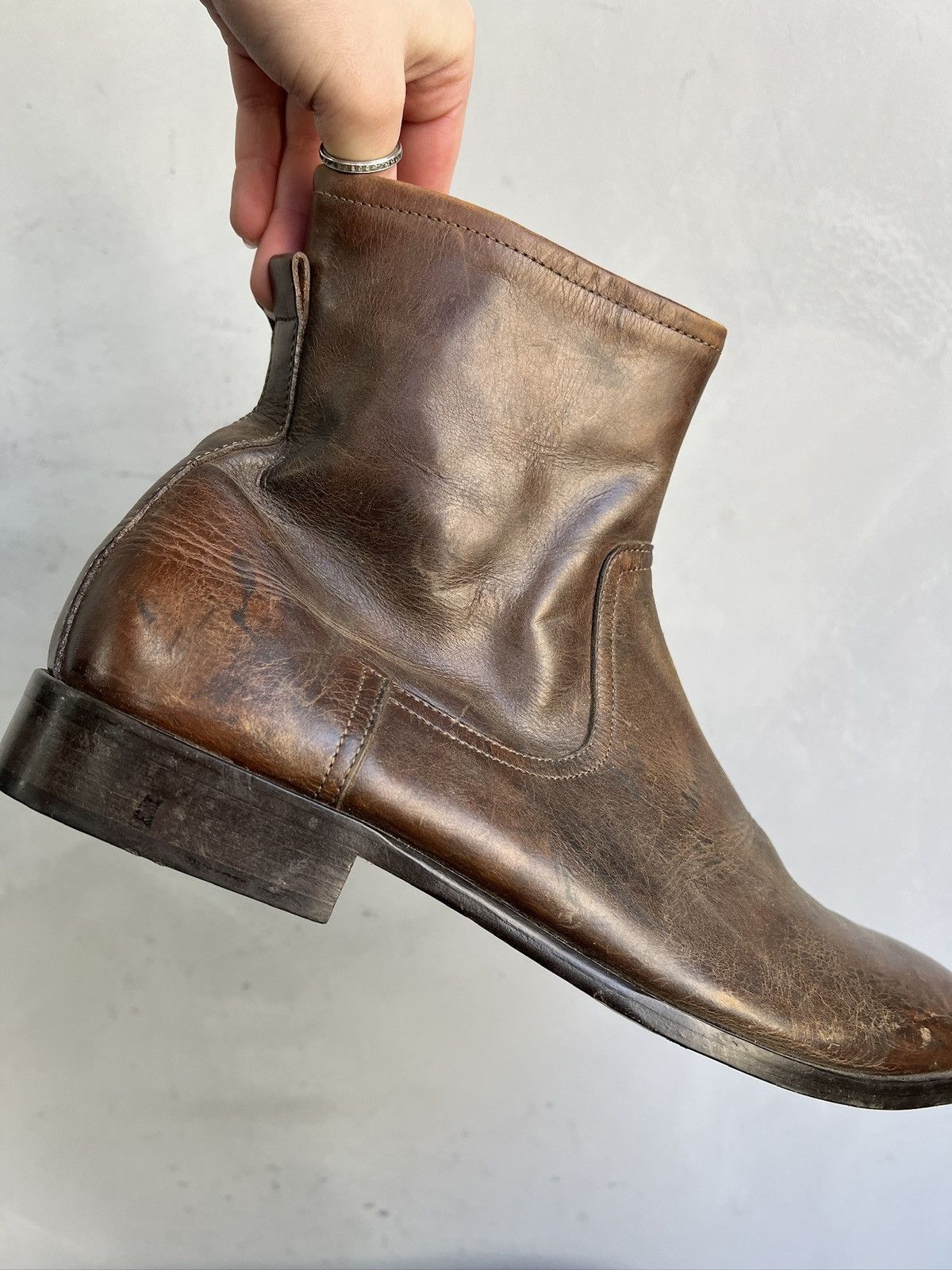 Other Guidi style western brown leather boots hype avant garde Size US 10 / EU 43 - 4 Thumbnail