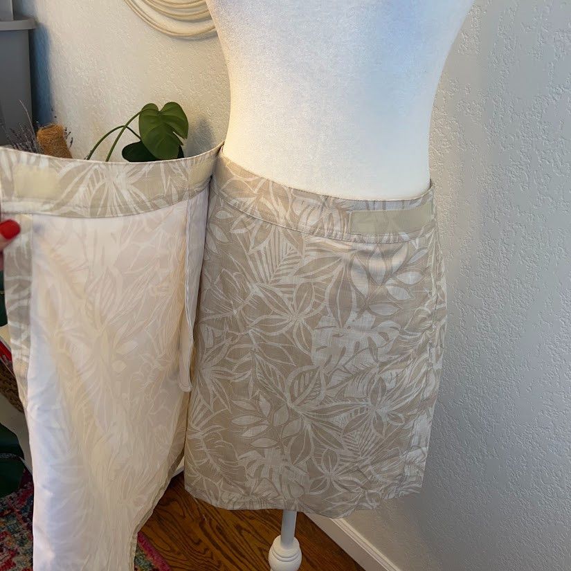 Other Ripskirt Hawaii Wrap Skirt S Aloha Sand Beige Women's Size 28" / US 6 / IT 42 - 5 Thumbnail