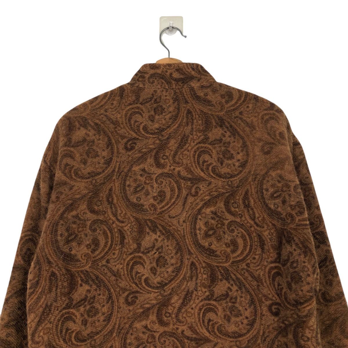 Japanese Brand Cropped Wool Biker Jacket Levilla Navajo Design IsseyMiyake Size US M / EU 48-50 / 2 - 10 Thumbnail
