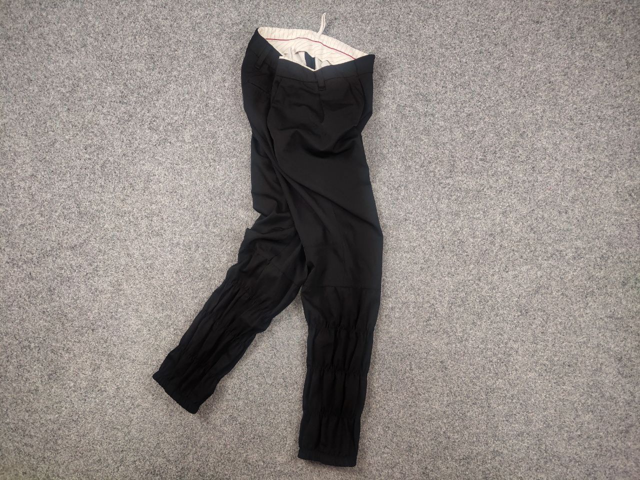 Prada Archive Vintage 00's Prada Wool drawstrings Trouser Pants Size 30" / US 8 / IT 44 - 3 Thumbnail