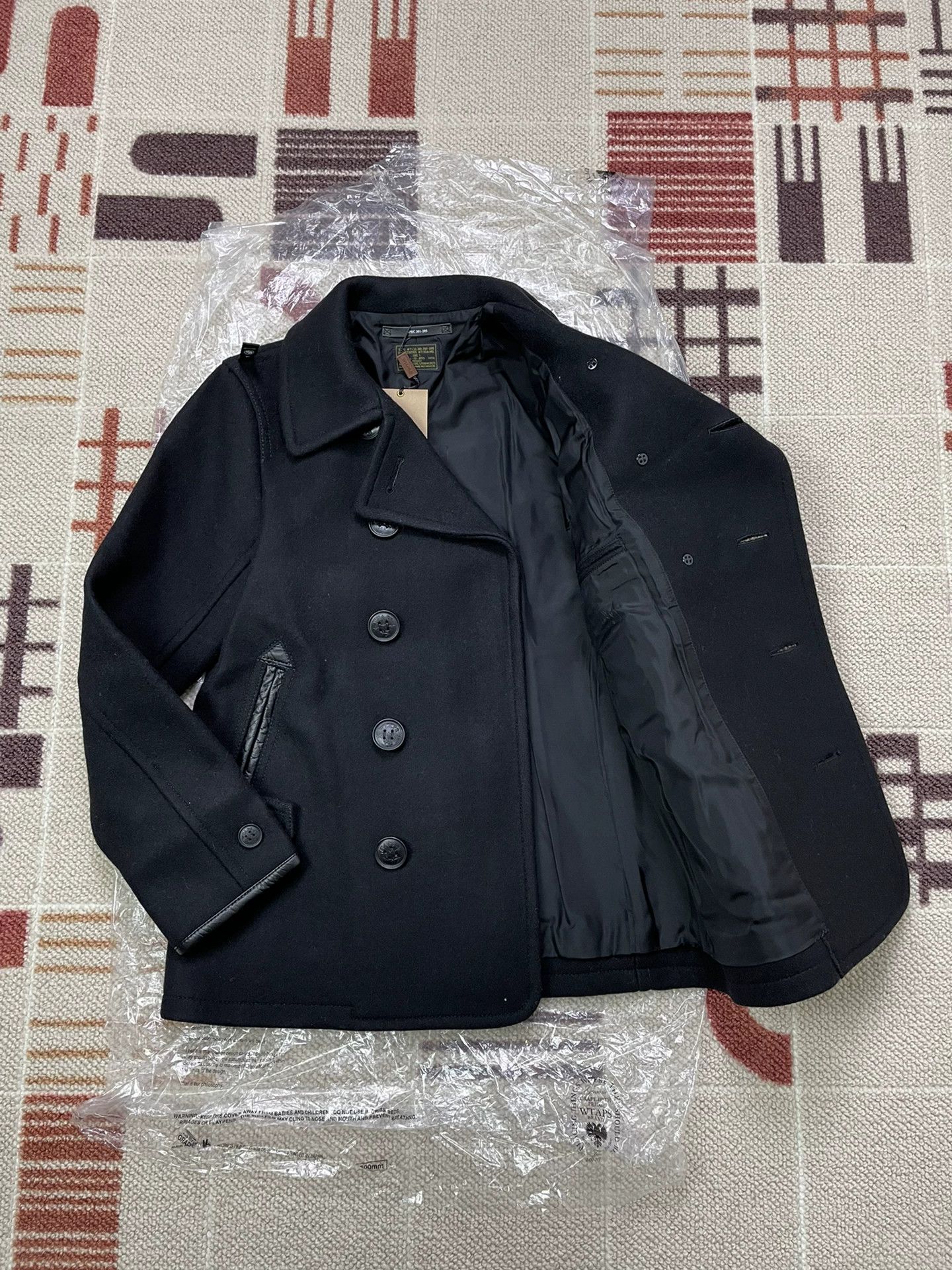 Wtaps WTAPS BLACK WATCH COAT Wool Slim S (new, gold label) Size US S / EU 44-46 / 1 - 4 Thumbnail