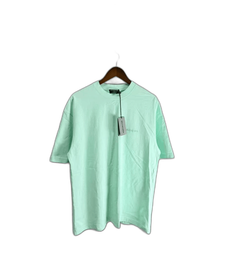 Balenciaga Balenciaga Mint Green Short Sleeve TShirt-2505 Size US S / EU 44-46 / 1 - 1 Thumbnail