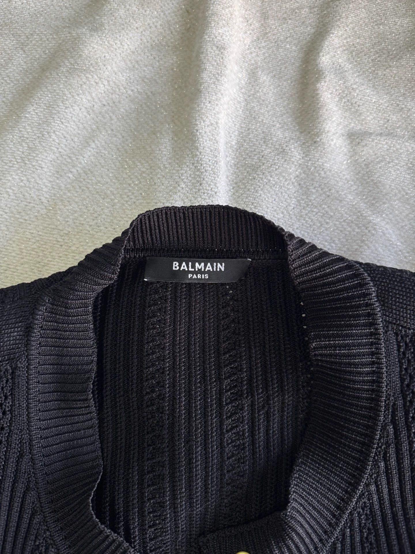 Balmain Balmain Black Knit Cardigan 38 99 New Removable SP Size XS / US 0-2 / IT 36-38 - 2 Thumbnail