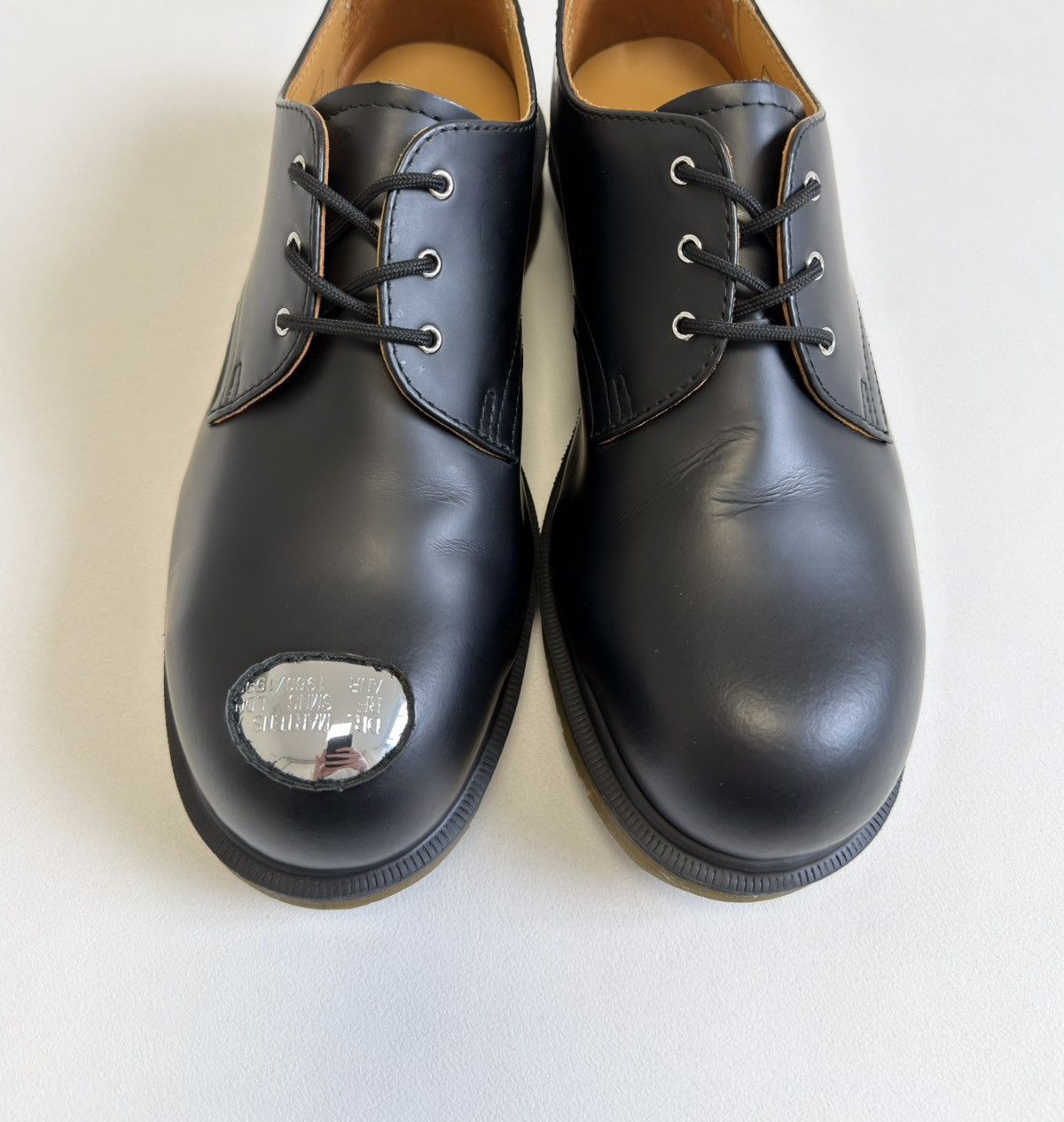 Raf Simons Keaton 1 Black Leather Metal Toe Cap Shoes Size US 10 / EU 43 - 7 Thumbnail