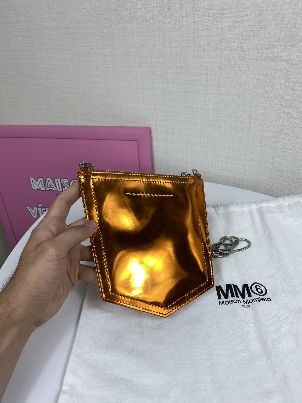 Maison Margiela Maison Margiela MM6 Vinyl Pouch Bag Size ONE SIZE - 4 Thumbnail