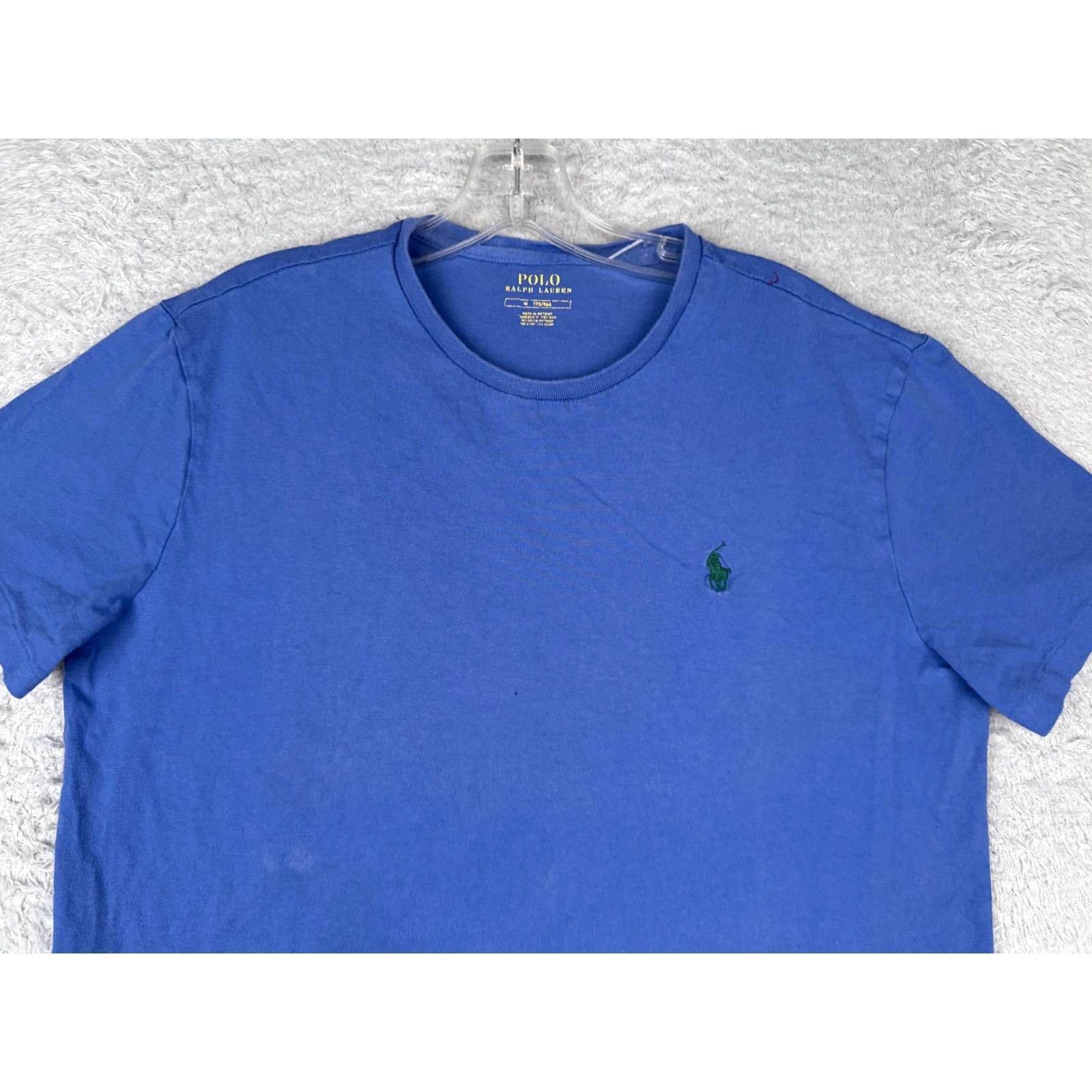 Ralph Lauren Polo Ralph Lauren Shirt Men Medium Blue 100% Cotton Crew Neck Short Sleeve Embroidered Logo Mens Size US M / EU 48-50 / 2 - 4 Thumbnail
