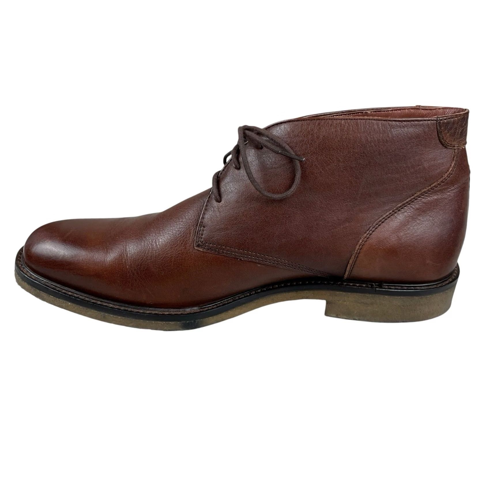 Johnston & Murphy Boots Mens Size 8.5M Brown Leather Chukka Ankle Casual Comfort Johnston & Murphy Brown Leather Mens Hiking Boots Size 12 M main image 4