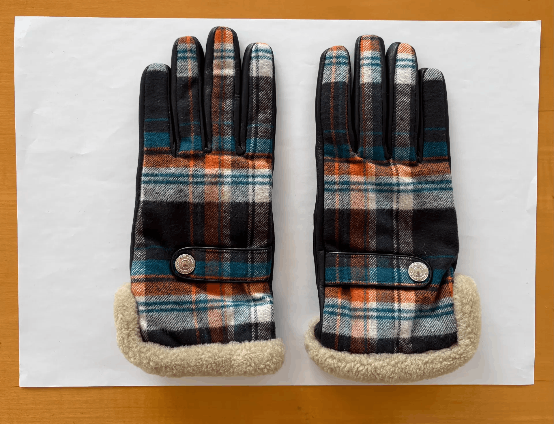Dsquared2 Dsquared2 Men's Cashmere Leather Gloves Ｑ21 Size ONE SIZE - 1 Thumbnail
