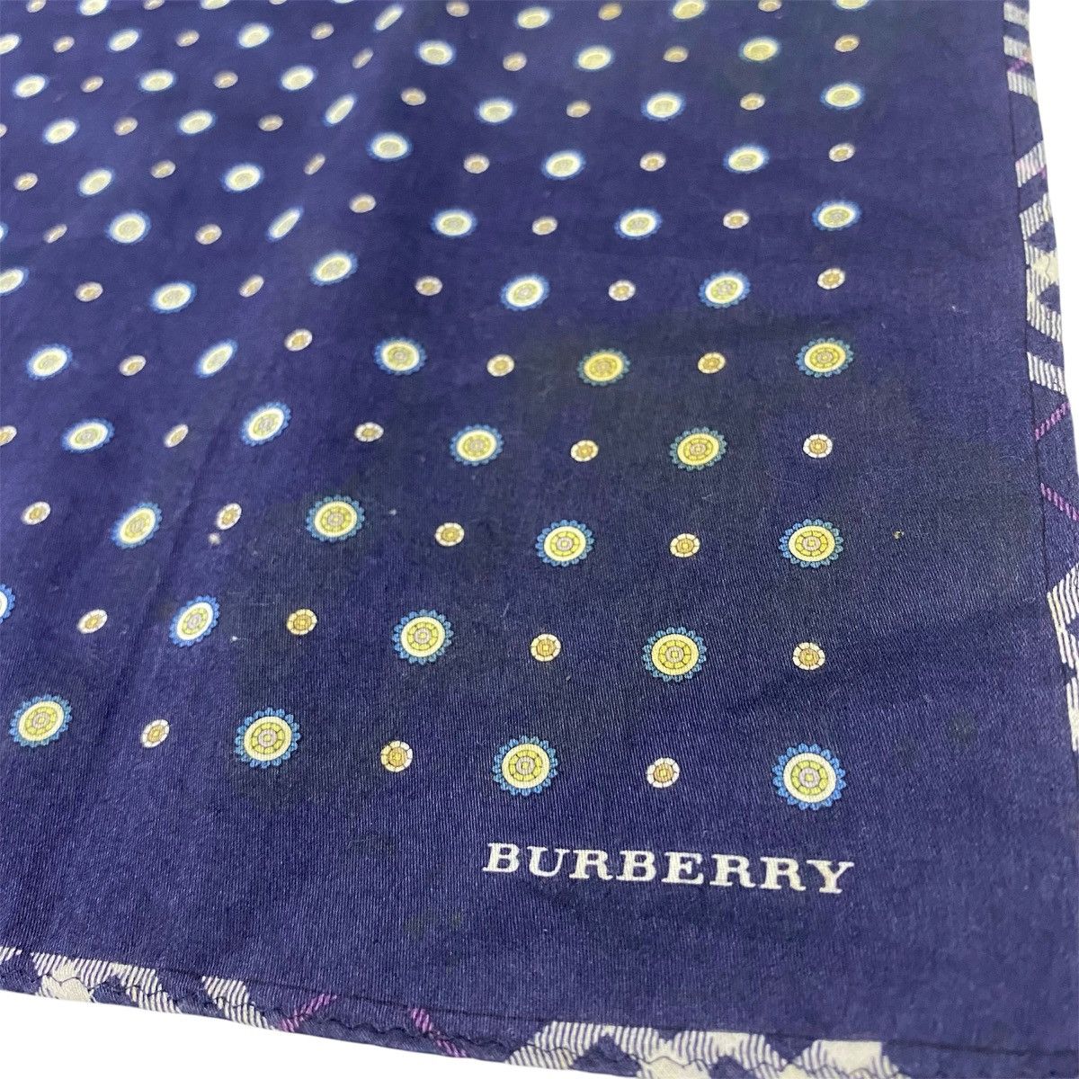 Burberry × Vintage Vintage burberry blue white / Bandana / Neckerchief Size ONE SIZE - 3 Thumbnail