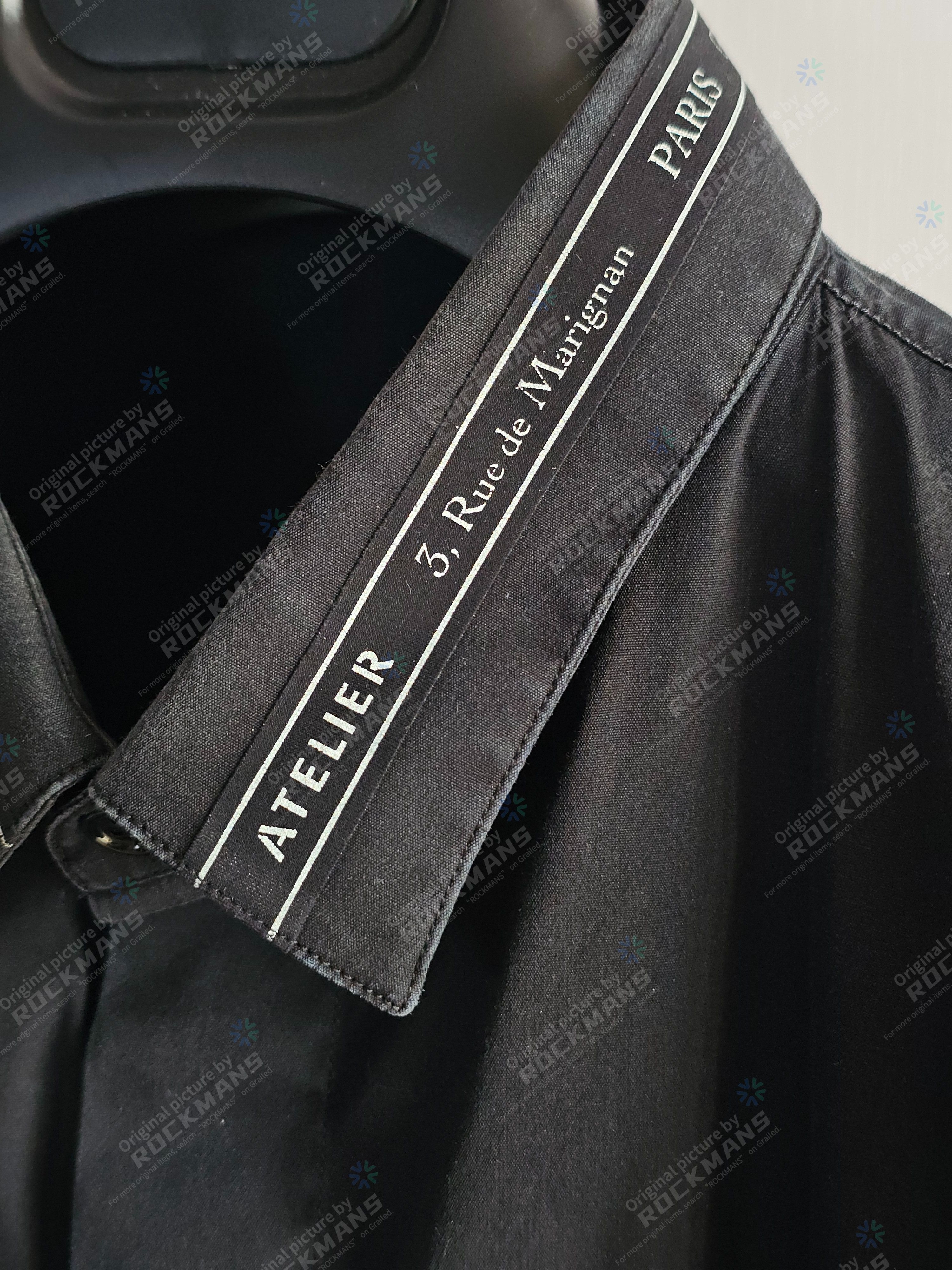 Dior Dior Men's Black Short-Sleeve Shirt Size 43 Size US XL / EU 56 / 4 - 4 Thumbnail