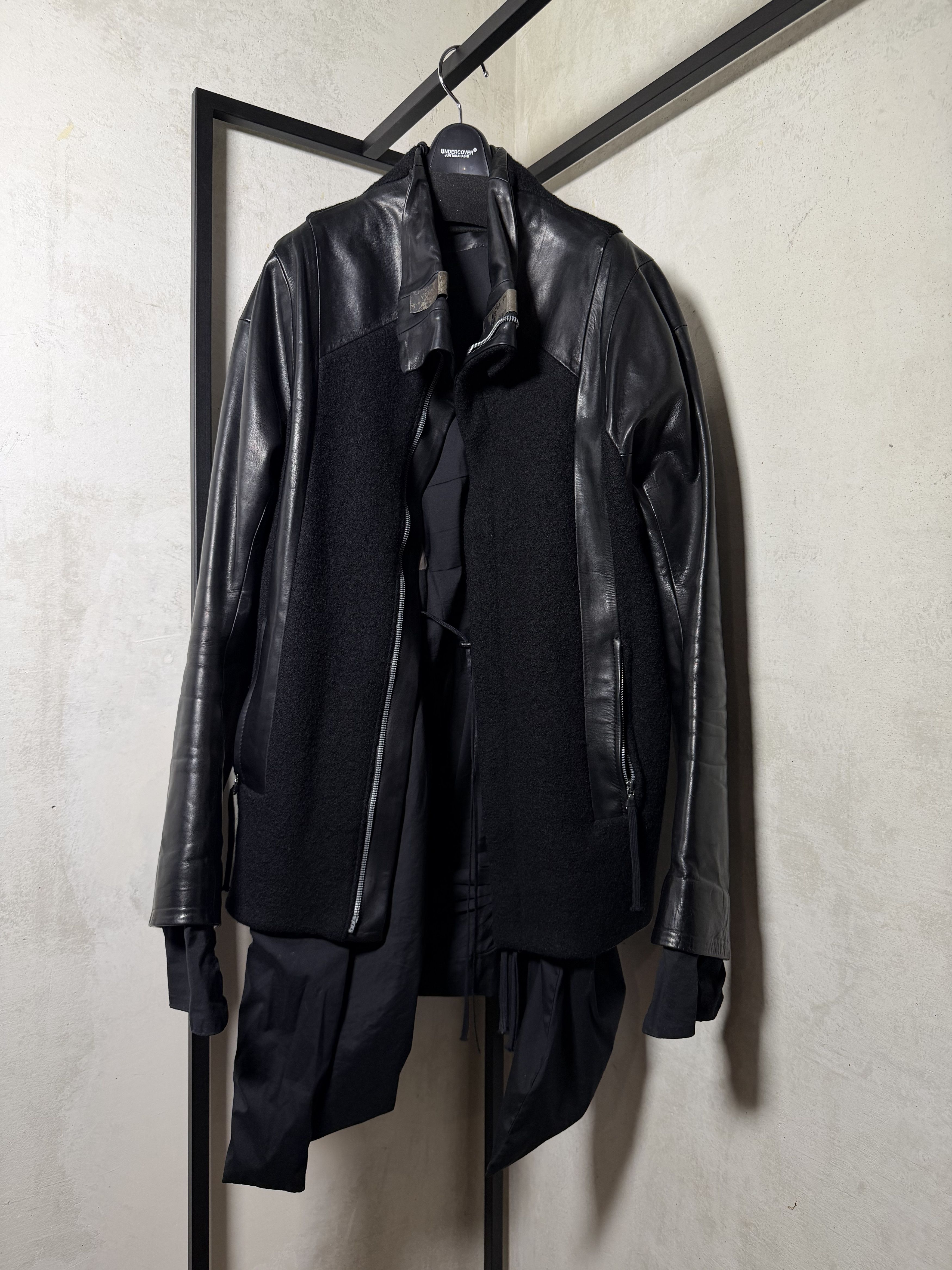 Boris Bidjan Saberi Boris Bidjan Saberi J1 Black Boch Skin Metal Clip Jacket Size US XL / EU 56 / 4 - 2 Thumbnail