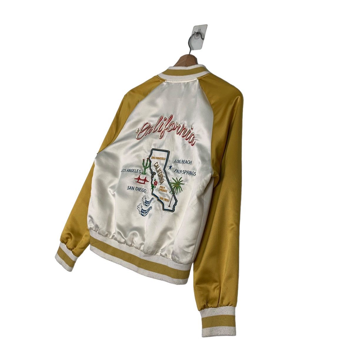 Japanese Brand RCWB Sukajan California Map Youth Jacket #0098-C6 Size US S / EU 44-46 / 1 - 2 Thumbnail