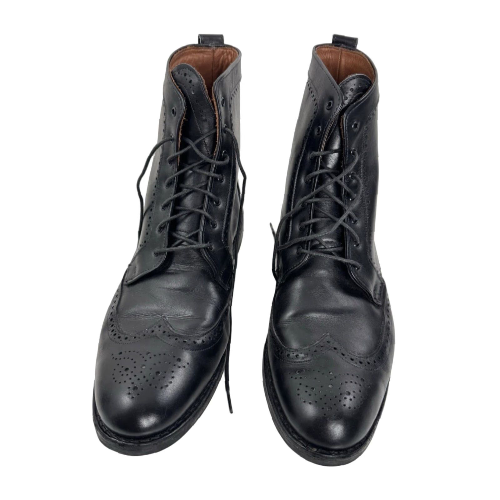 Allen Edmonds Allen Edmonds / Dalton - Wingtip Mens Boots 12 Black Leather Ankle Boot EXCELLENT Mens Boots Size US 12 / EU 45 - 1 Thumbnail