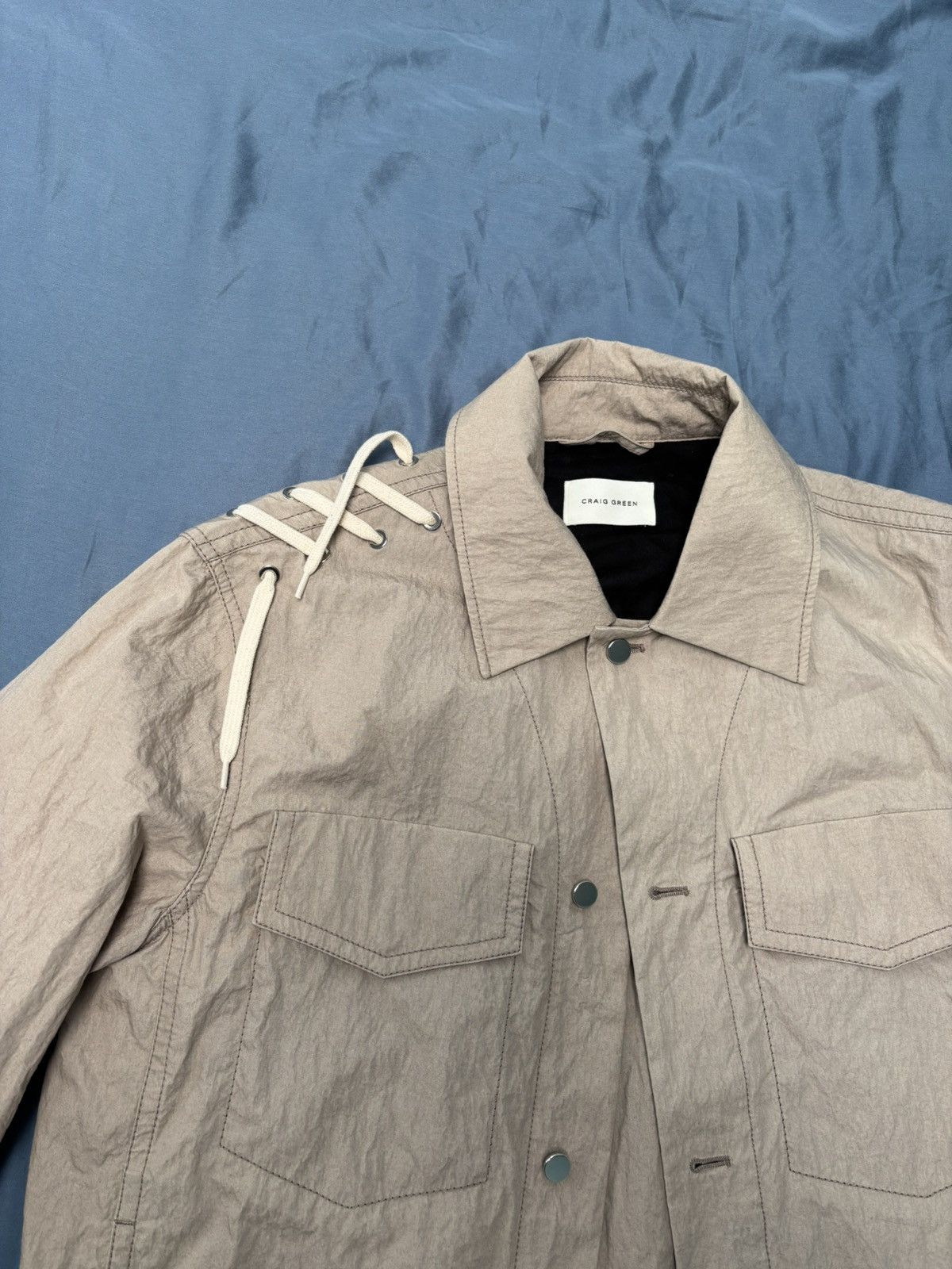 Craig Green Craig Green Cream laced Jacket Size US L / EU 52-54 / 3 - 2 Thumbnail