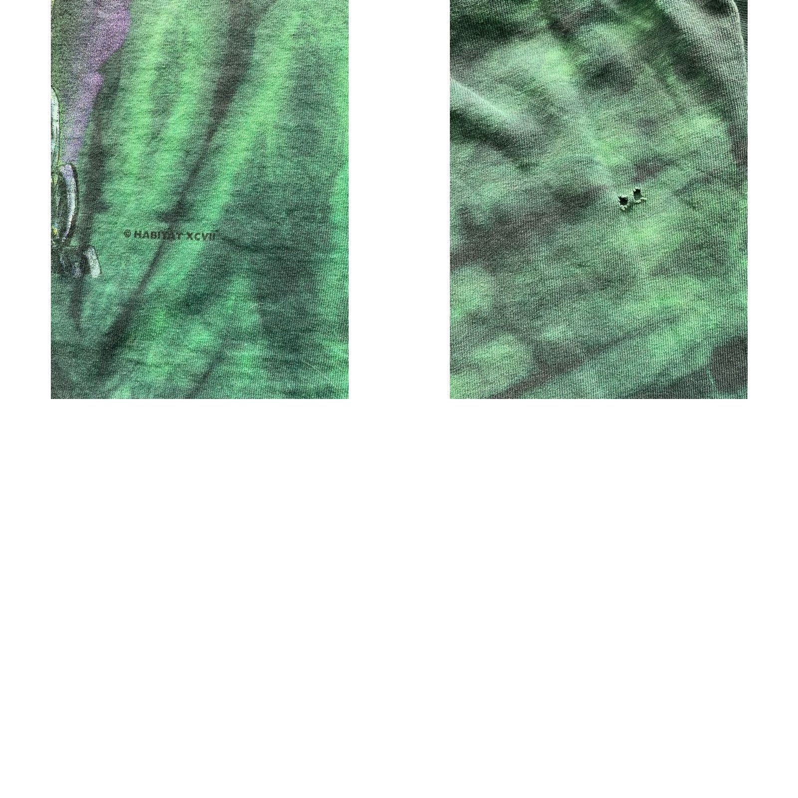 Gildan Gildan Shirt Mens XL Green Habitat Alligator Crocodile Tie Dye Double Sided AOP Short Sleeve Size US XL / EU 56 / 4 - 10 Thumbnail