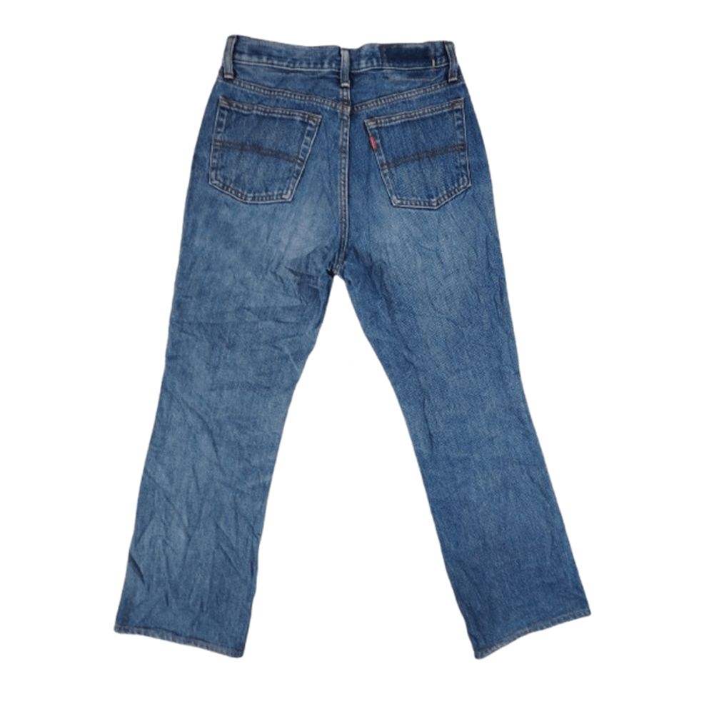 Big John VINTAGE Big John "Big-Washing" Flare Denim – Made in Japan Size US 28 / EU 44 - 2 Thumbnail