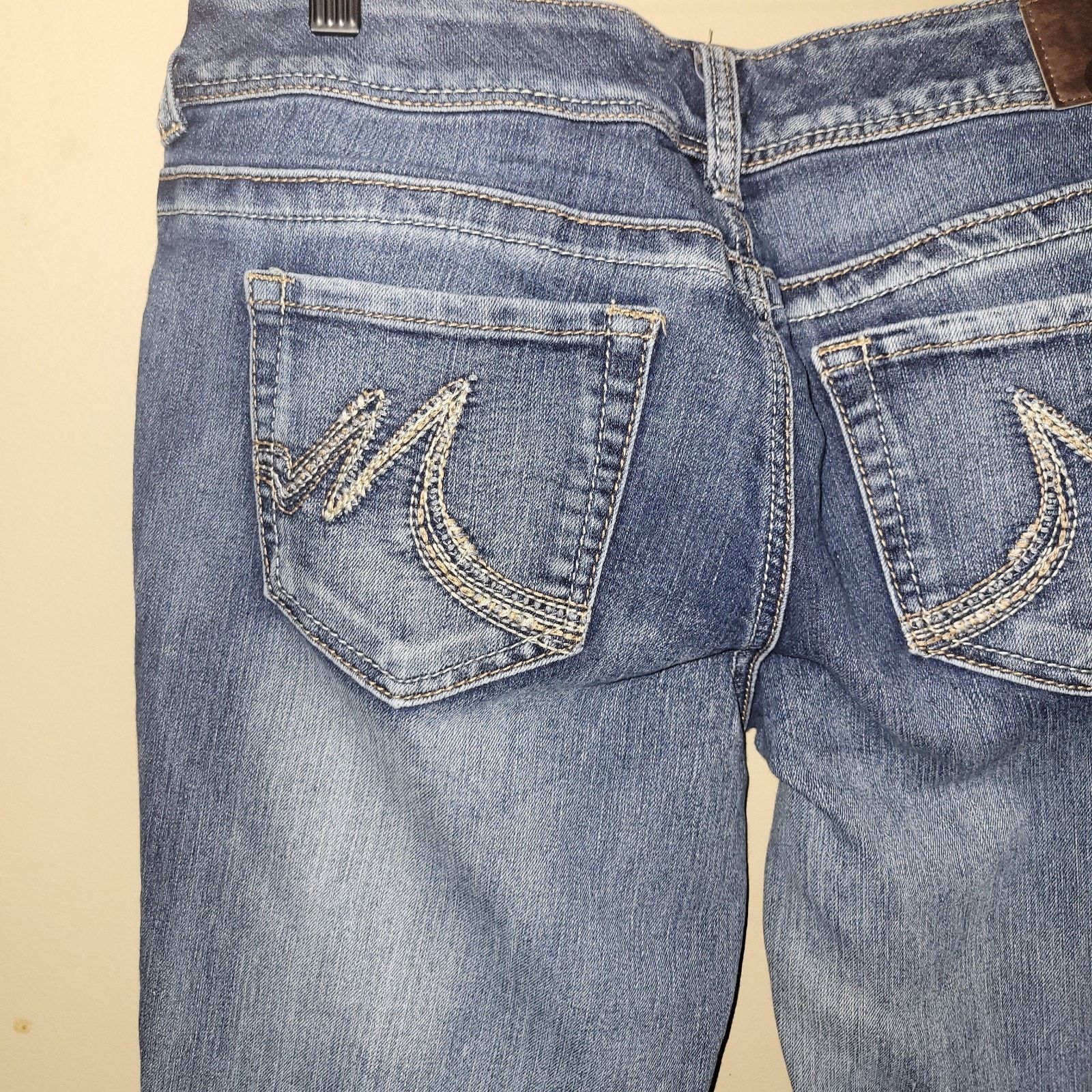 &Daughter Maurices Bootcut Jeans Women 7/8 Regular Blue Denim Zip Size 30" / US 8 / IT 44 - 7 Thumbnail