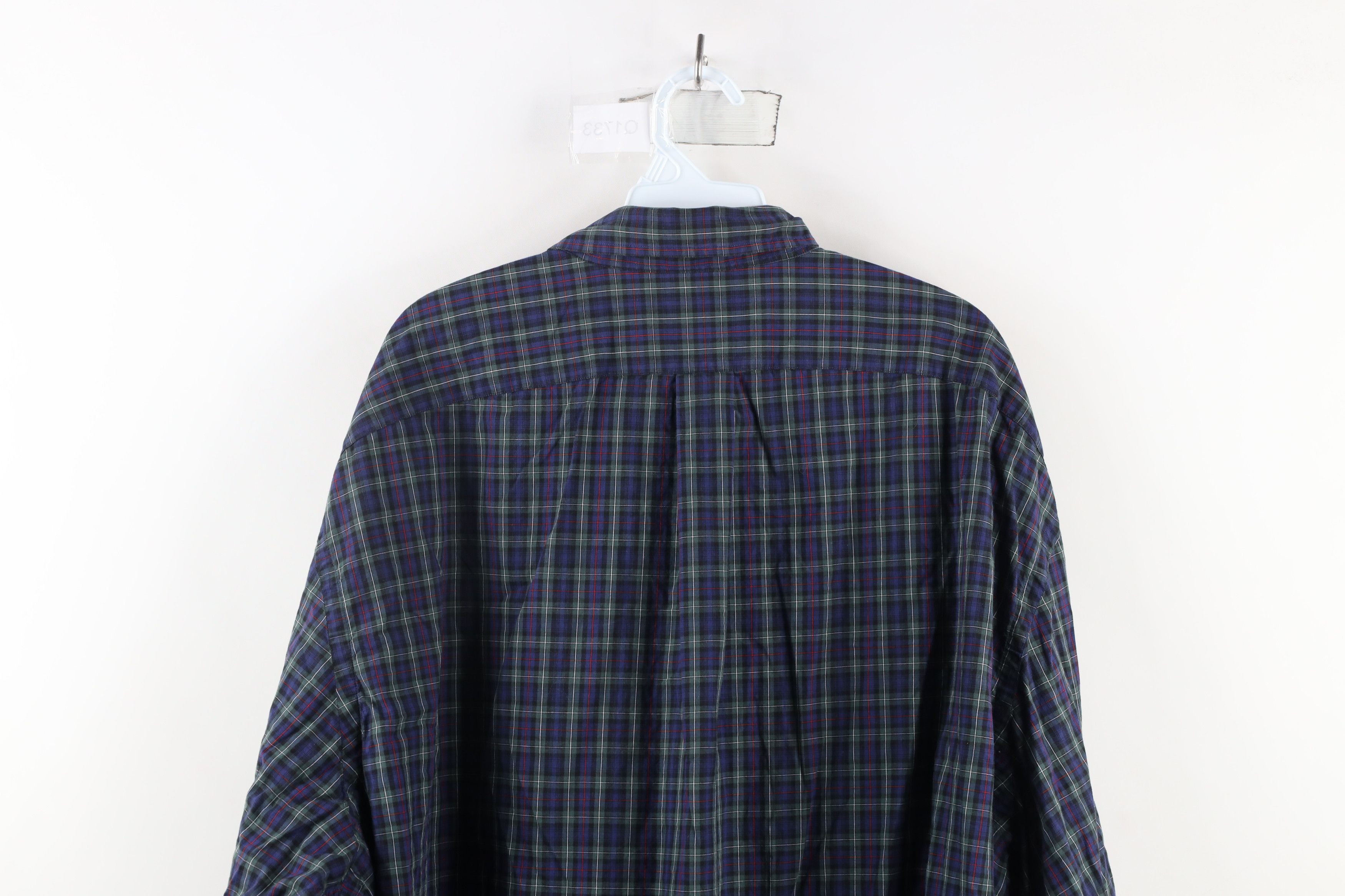 Polo Ralph Lauren Vintage 90s Ralph Lauren Button Down Shirt Plaid Cotton Size US XXL / EU 58 / 5 - 7 Thumbnail